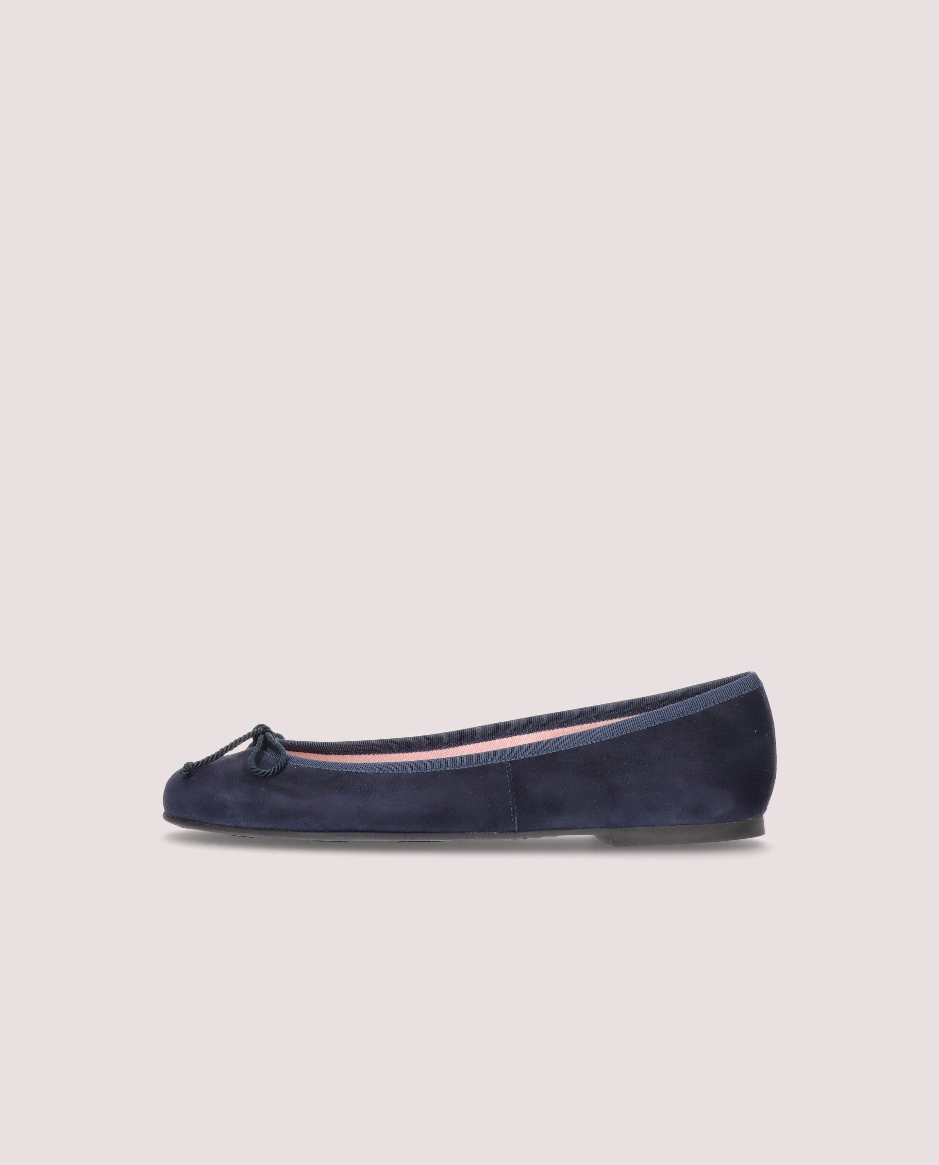 Rosario Blue Suede Ballerinas