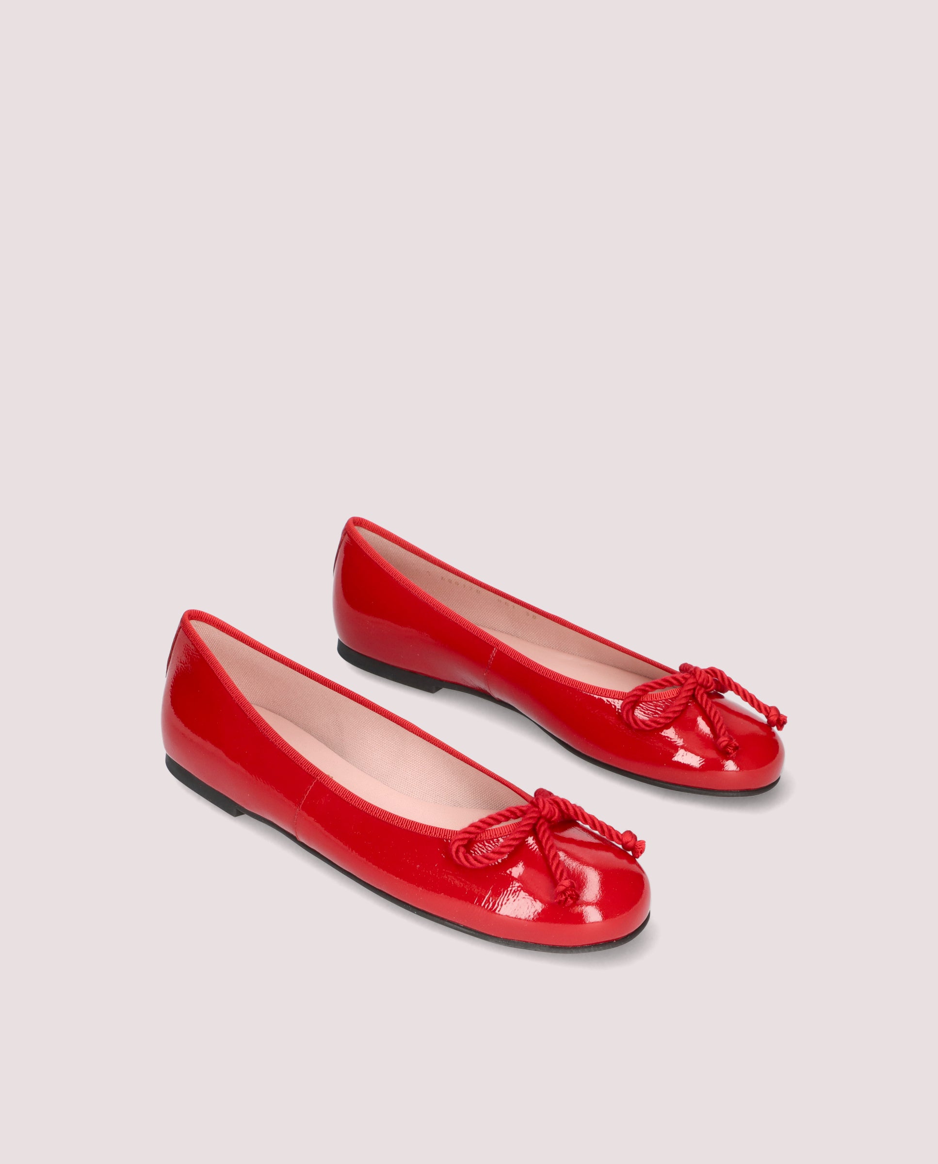 Rosario Rojos Patent Leather Ballerinas