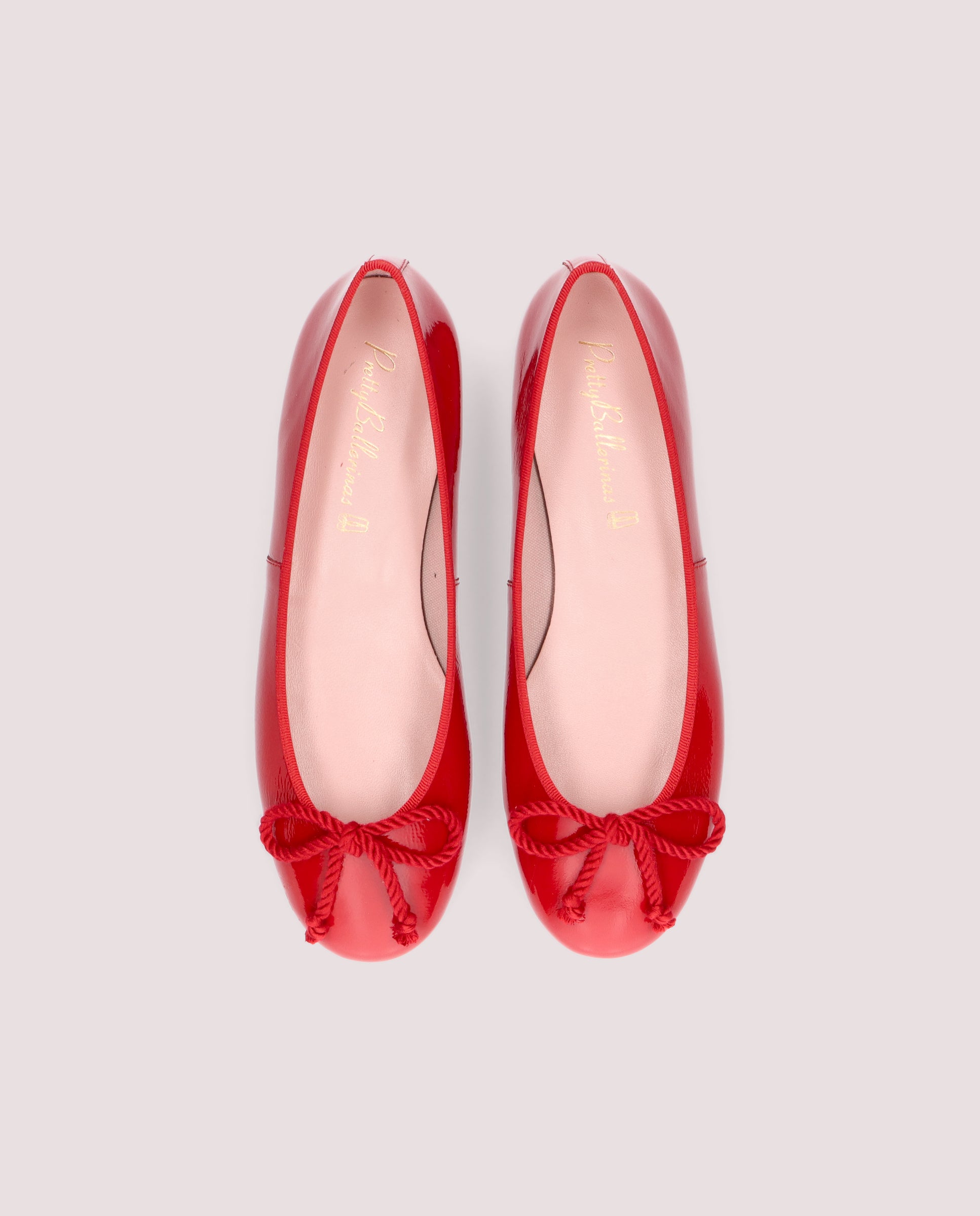 Rosario Rojos Patent Leather Ballerinas