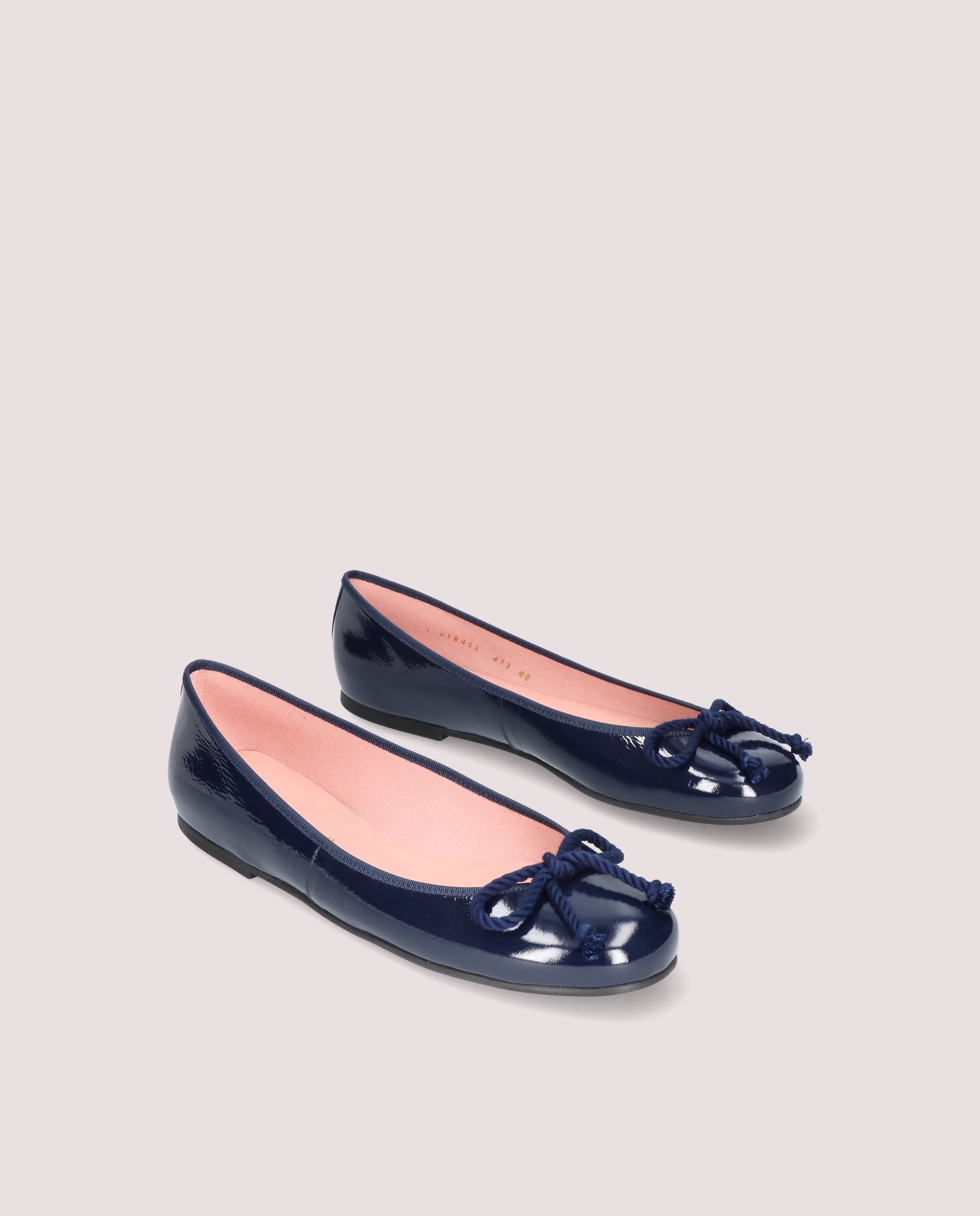Rosario Rojos Patent Leather Ballet Flats