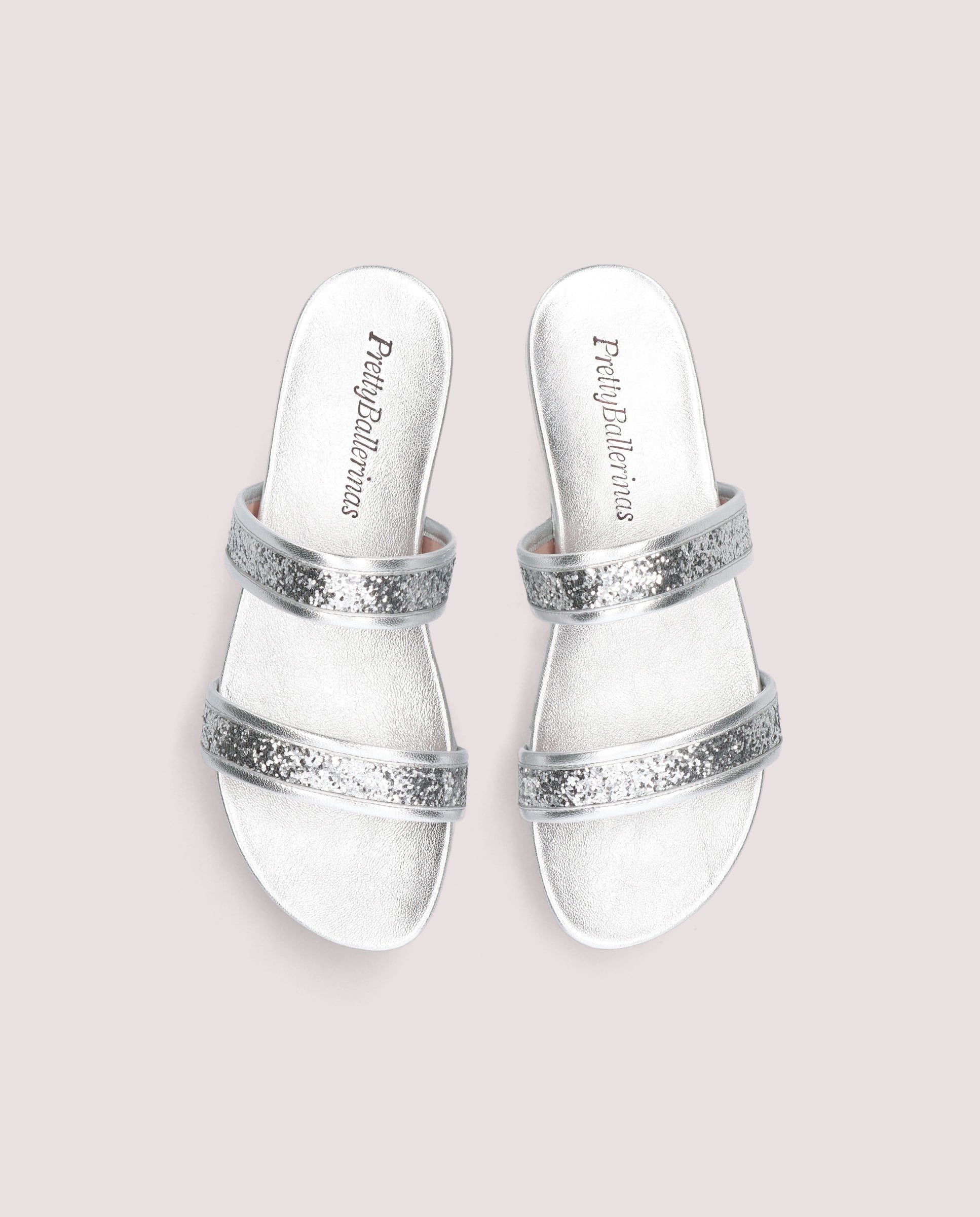 Ivy Silver Woven Sandals
