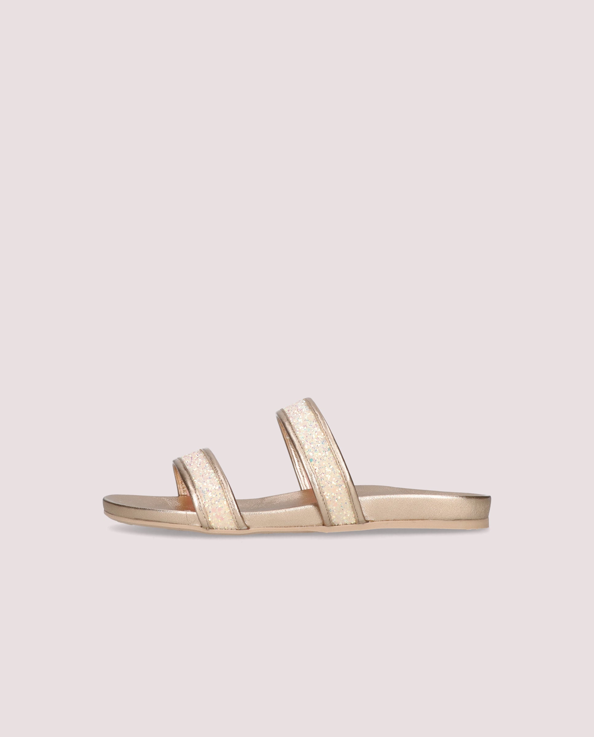 Ivy Gold Woven Sandals