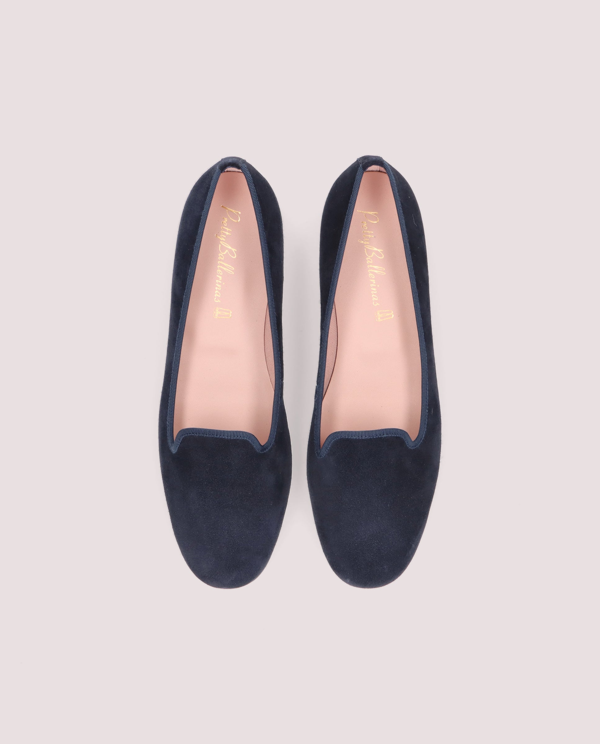 Faye Blue Suede Loafers