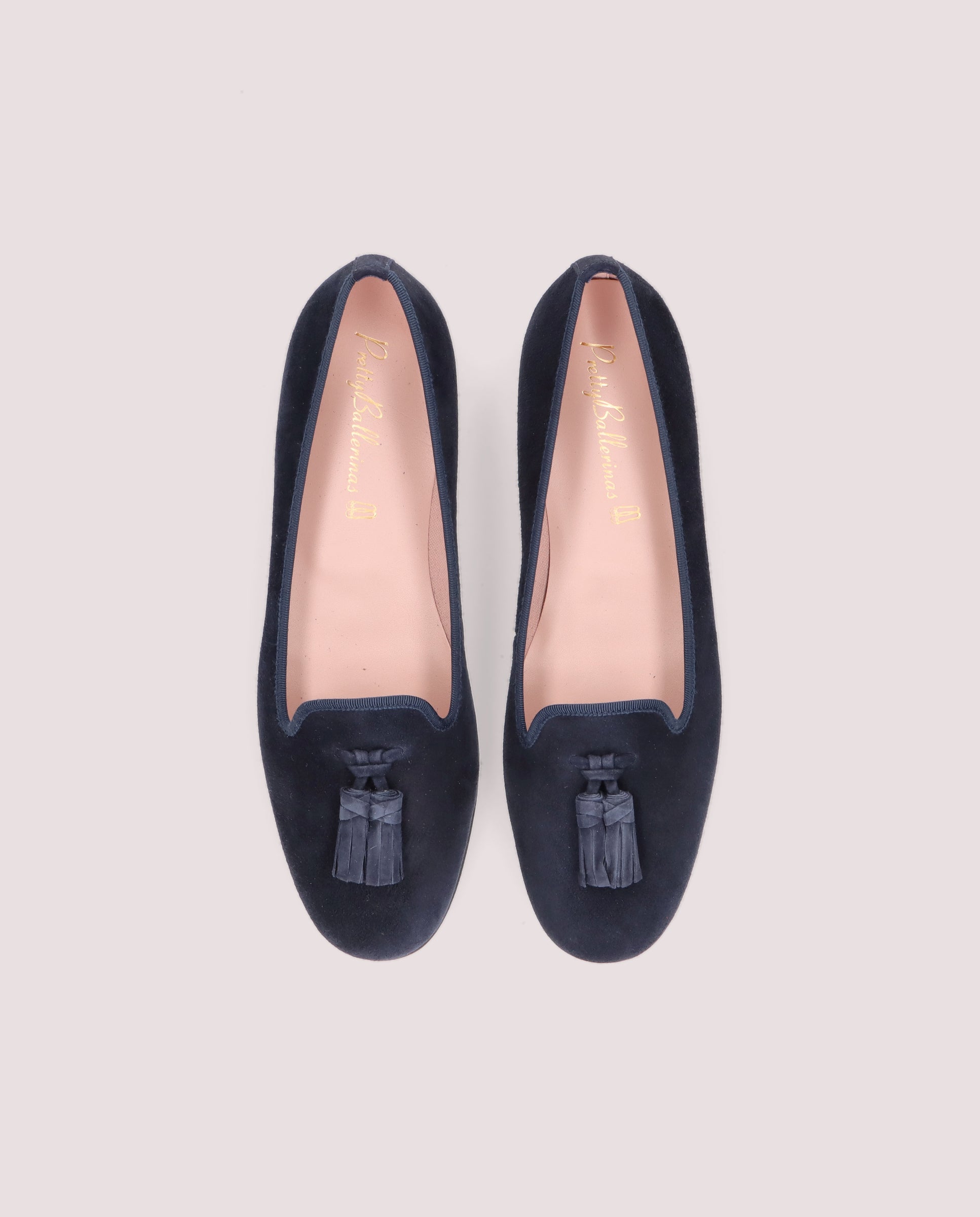 Faye Blue Suede Loafers