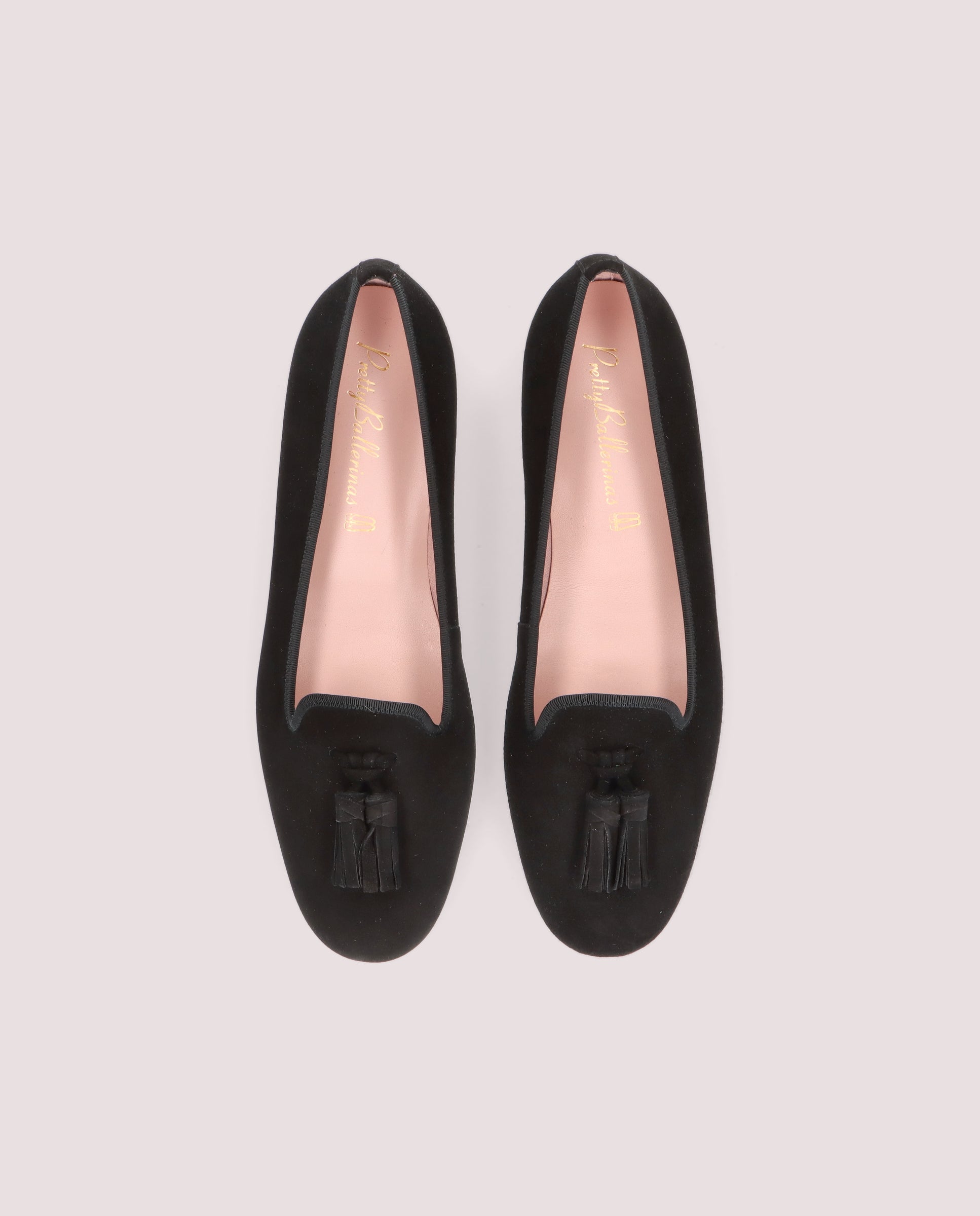Faye Black Suede Loafers