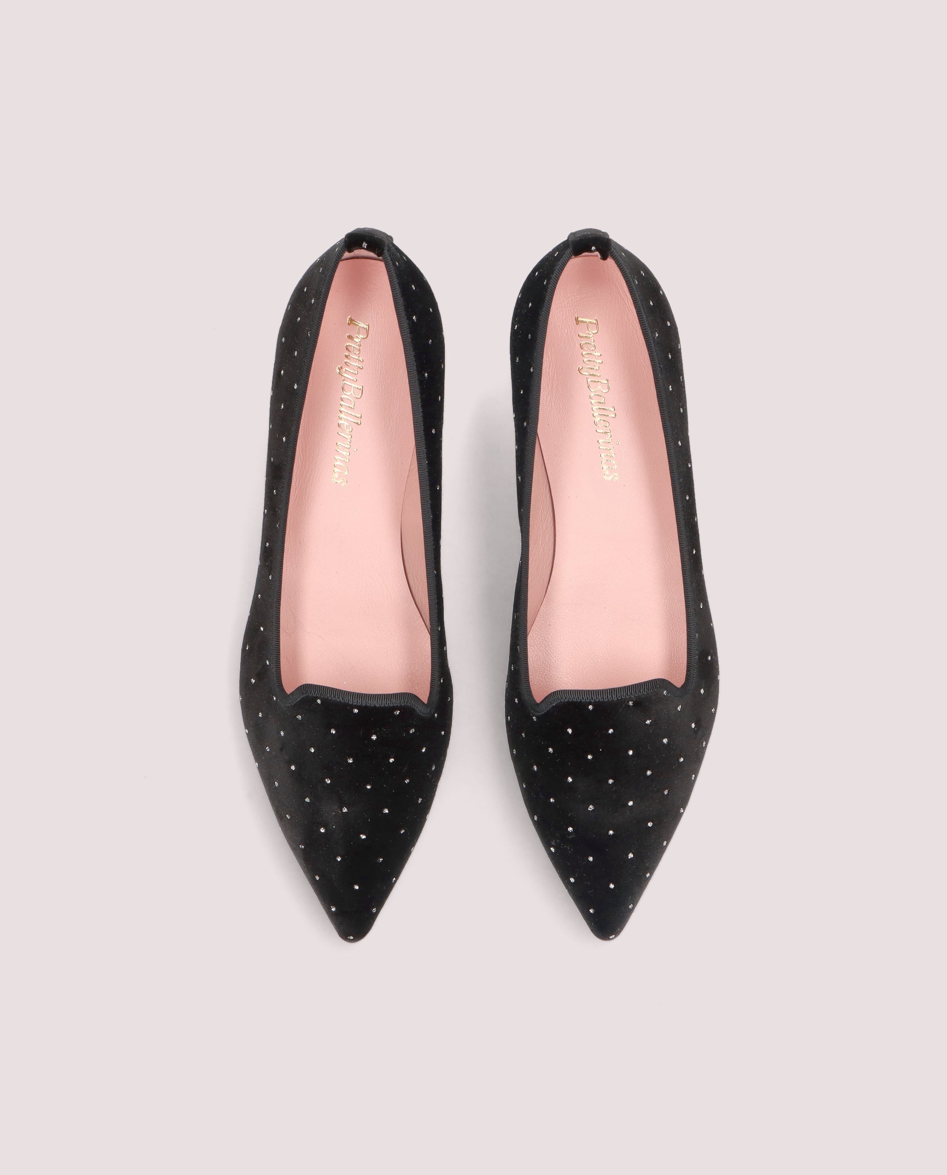 Ella Black Woven Loafers