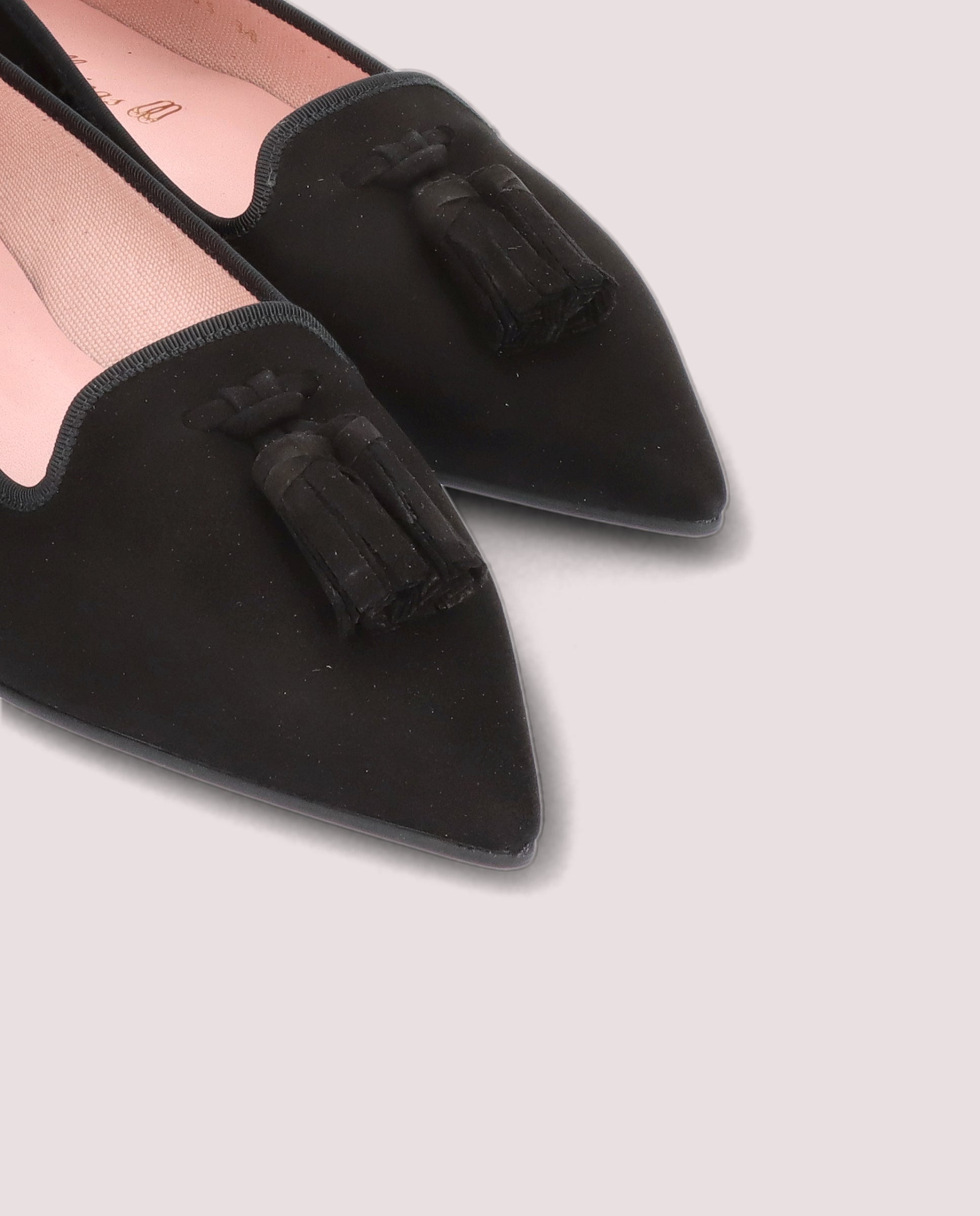 Black Suede Ella Loafers