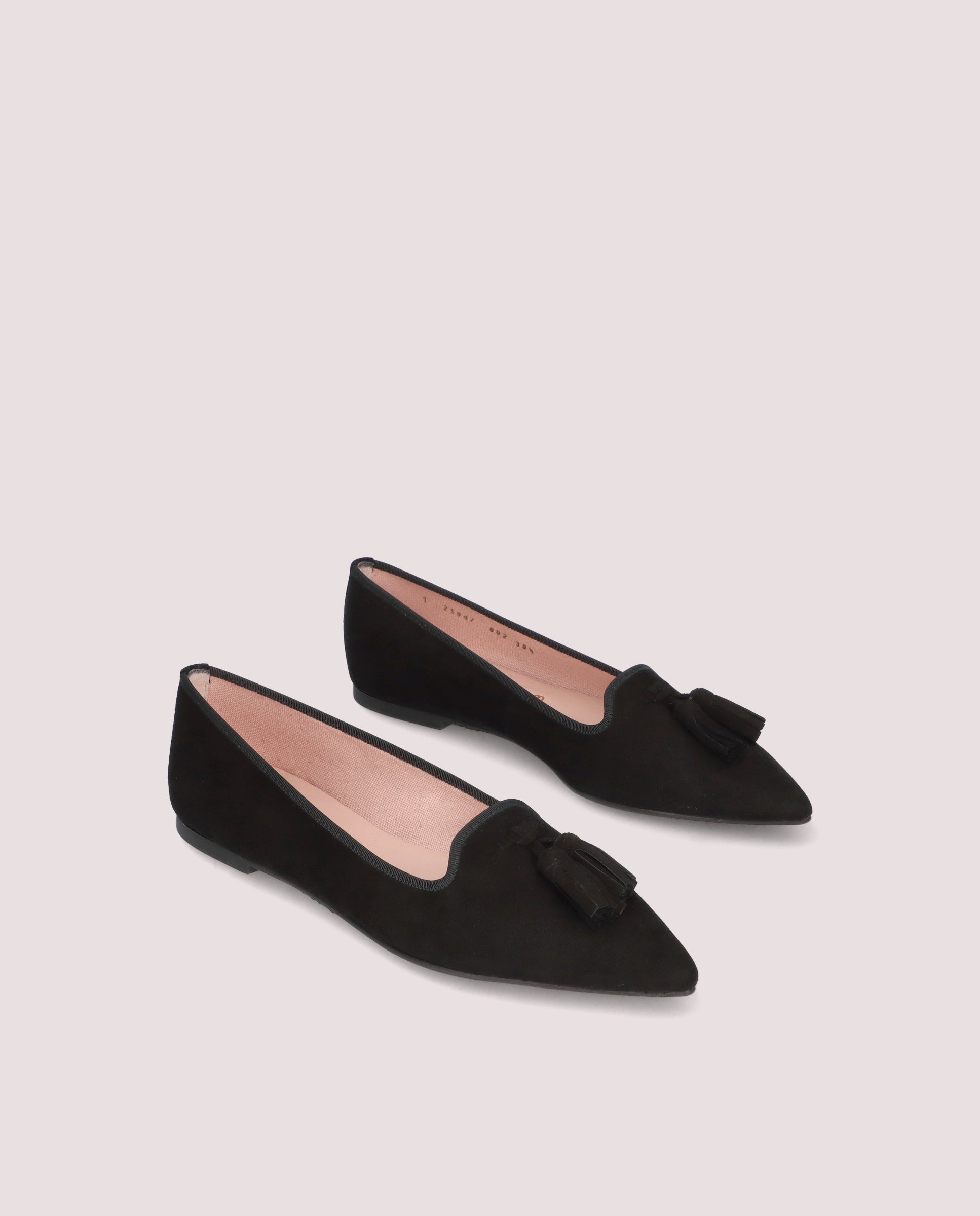 Black Suede Ella Loafers