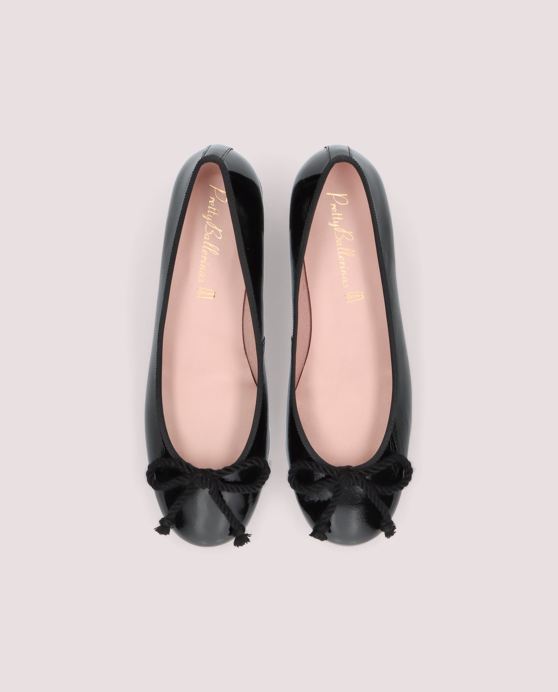 Joanna Negros Patent Leather Ballet Flats