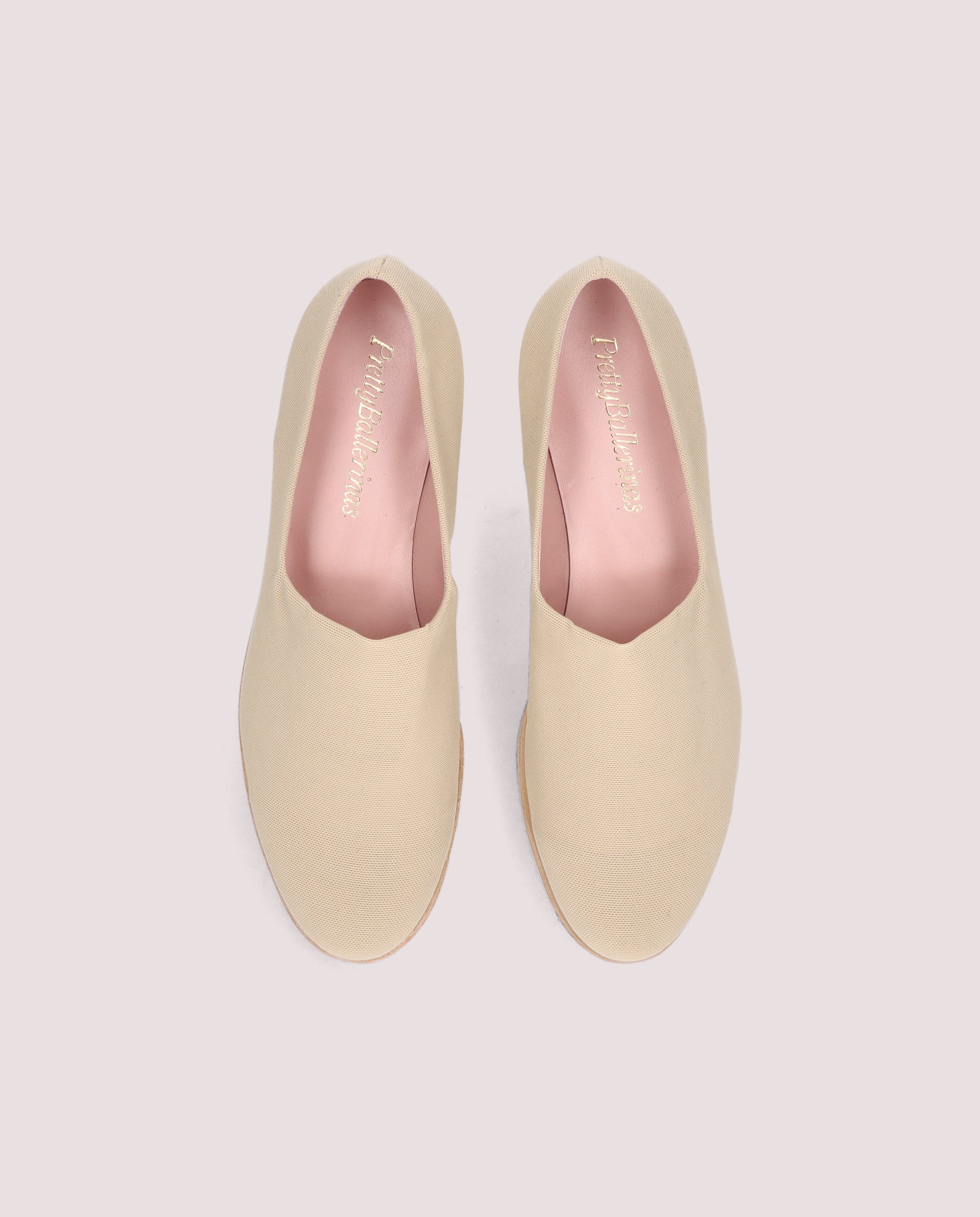 Charlize Beige Woven Loafers