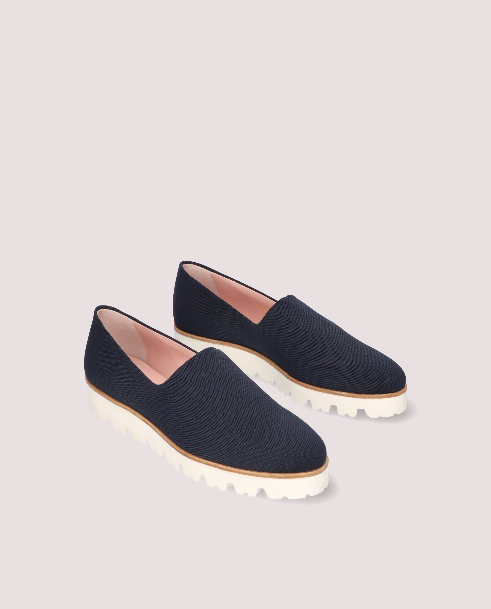 Charlize Blue Woven Loafers