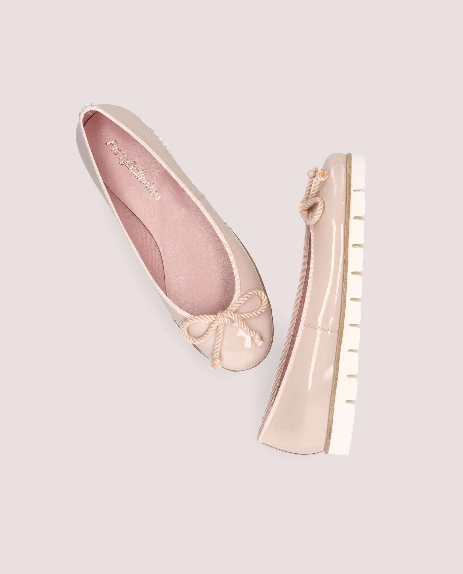 Rosario Rosas Patent Leather Ballerinas