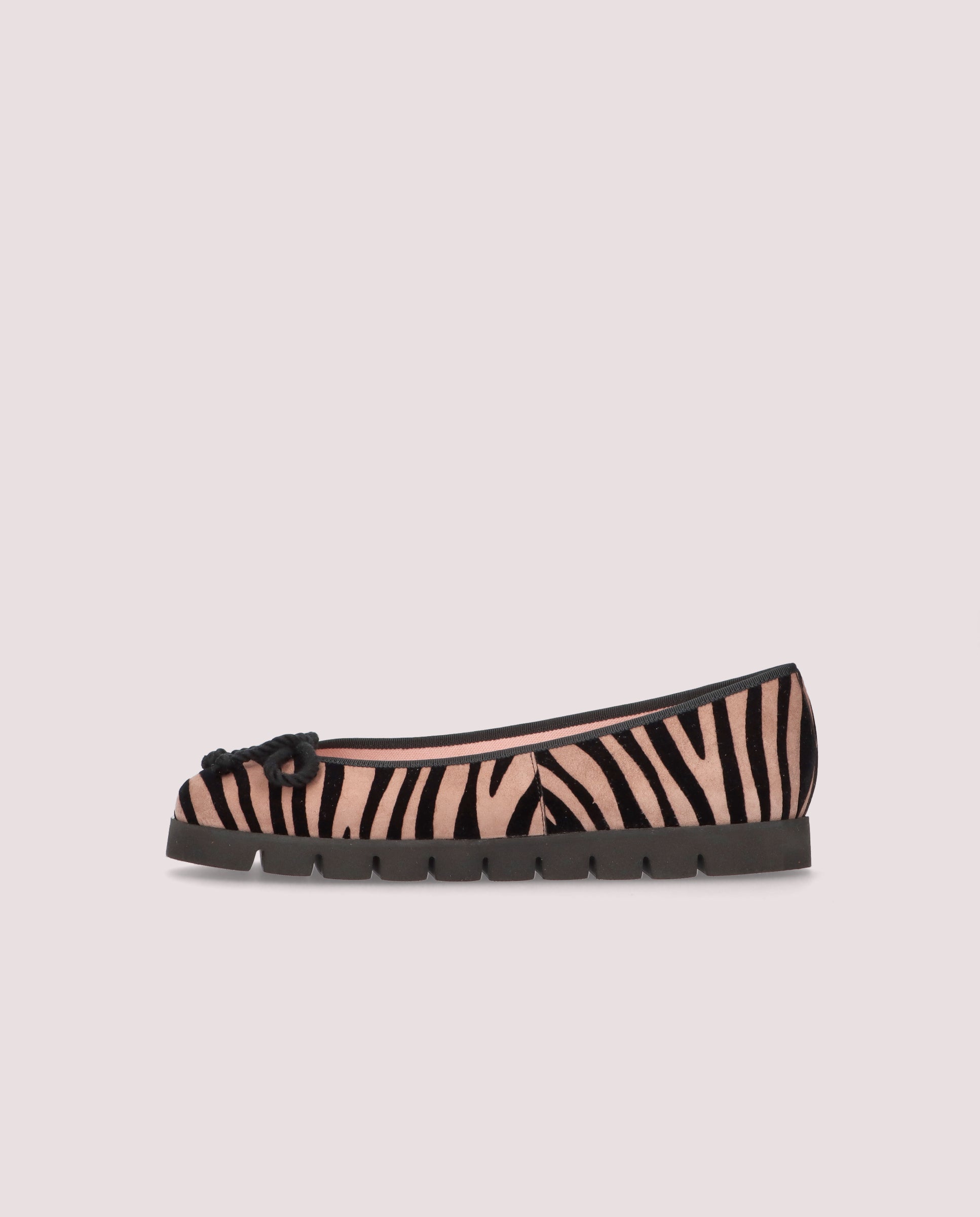 Rosario Animal Print Suede Ballet Flats