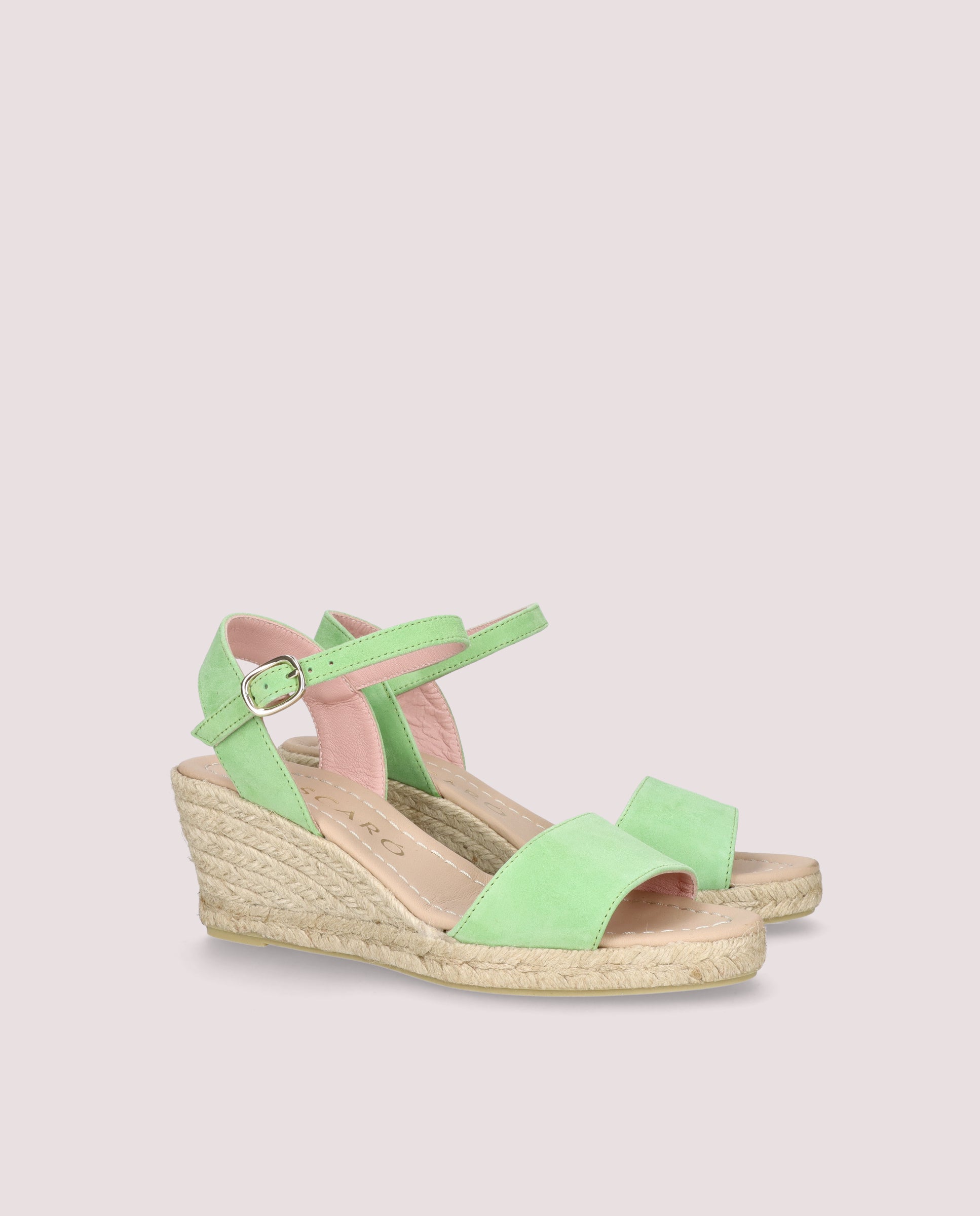 Deborah Green Suede Espadrilles