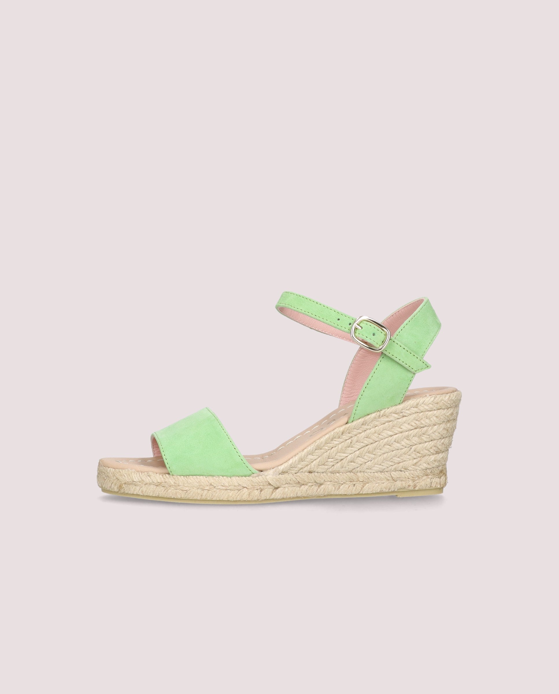 Deborah Green Suede Espadrilles