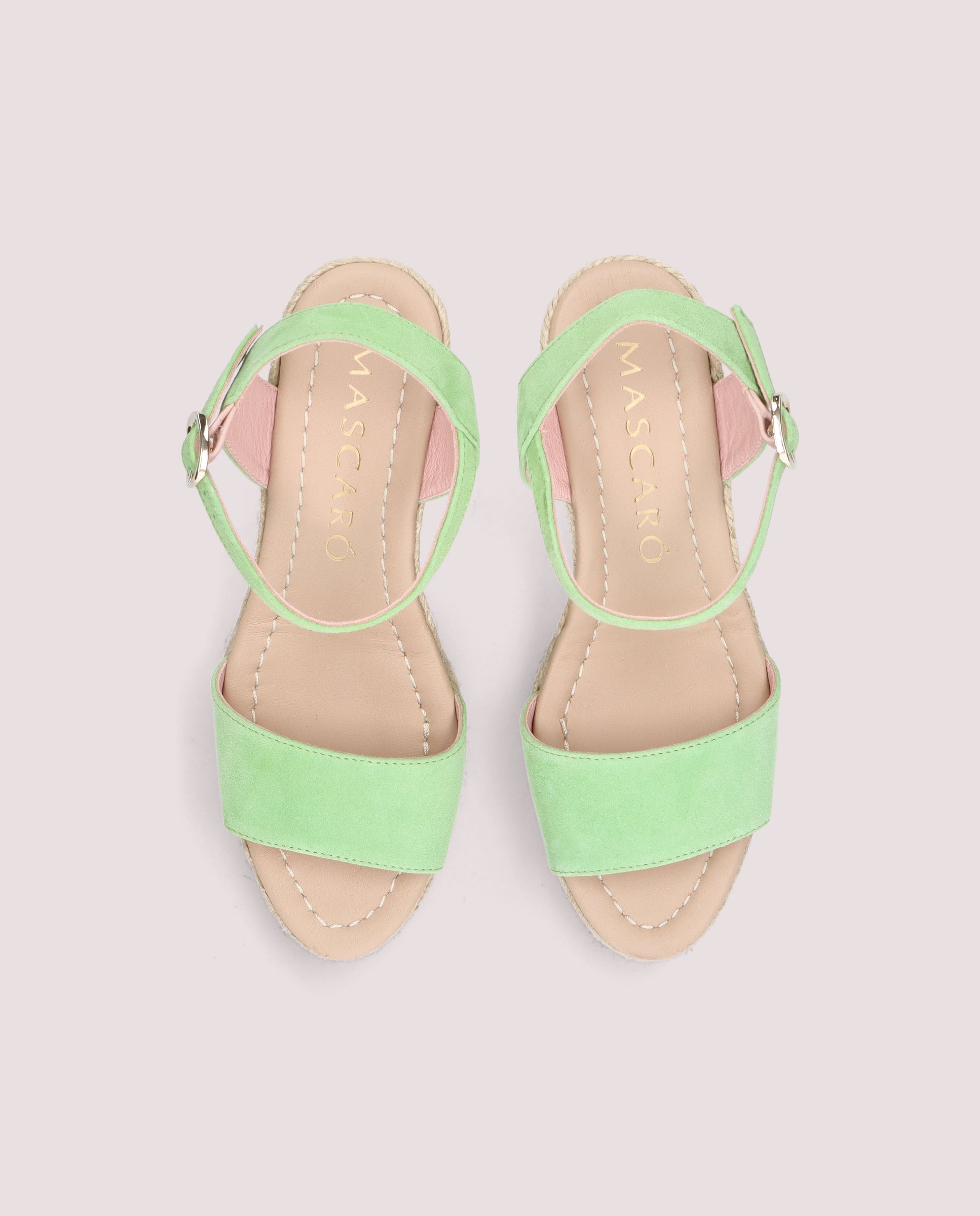 Deborah Green Suede Espadrilles