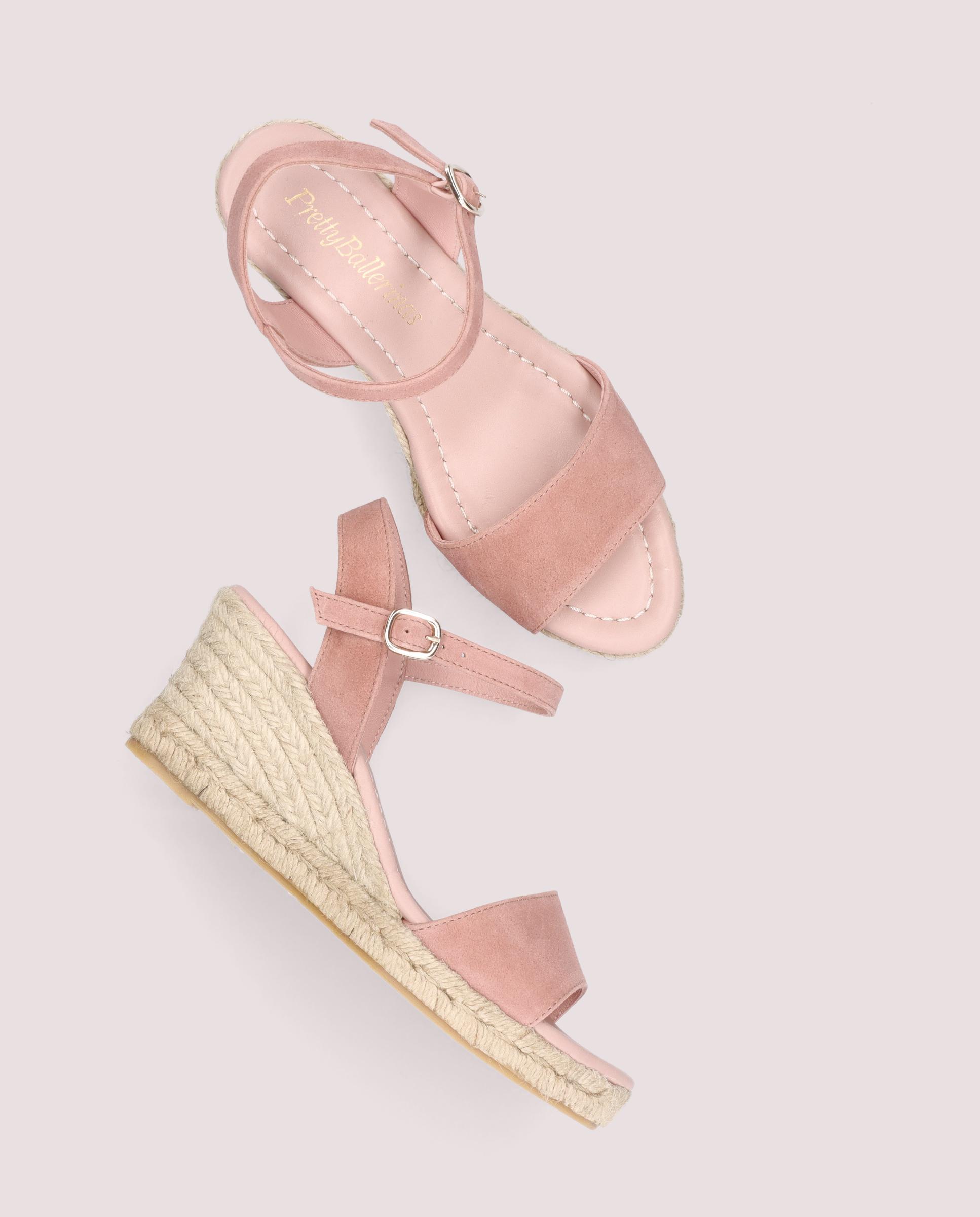 Deborah Rosas Suede Esparto Espadrilles