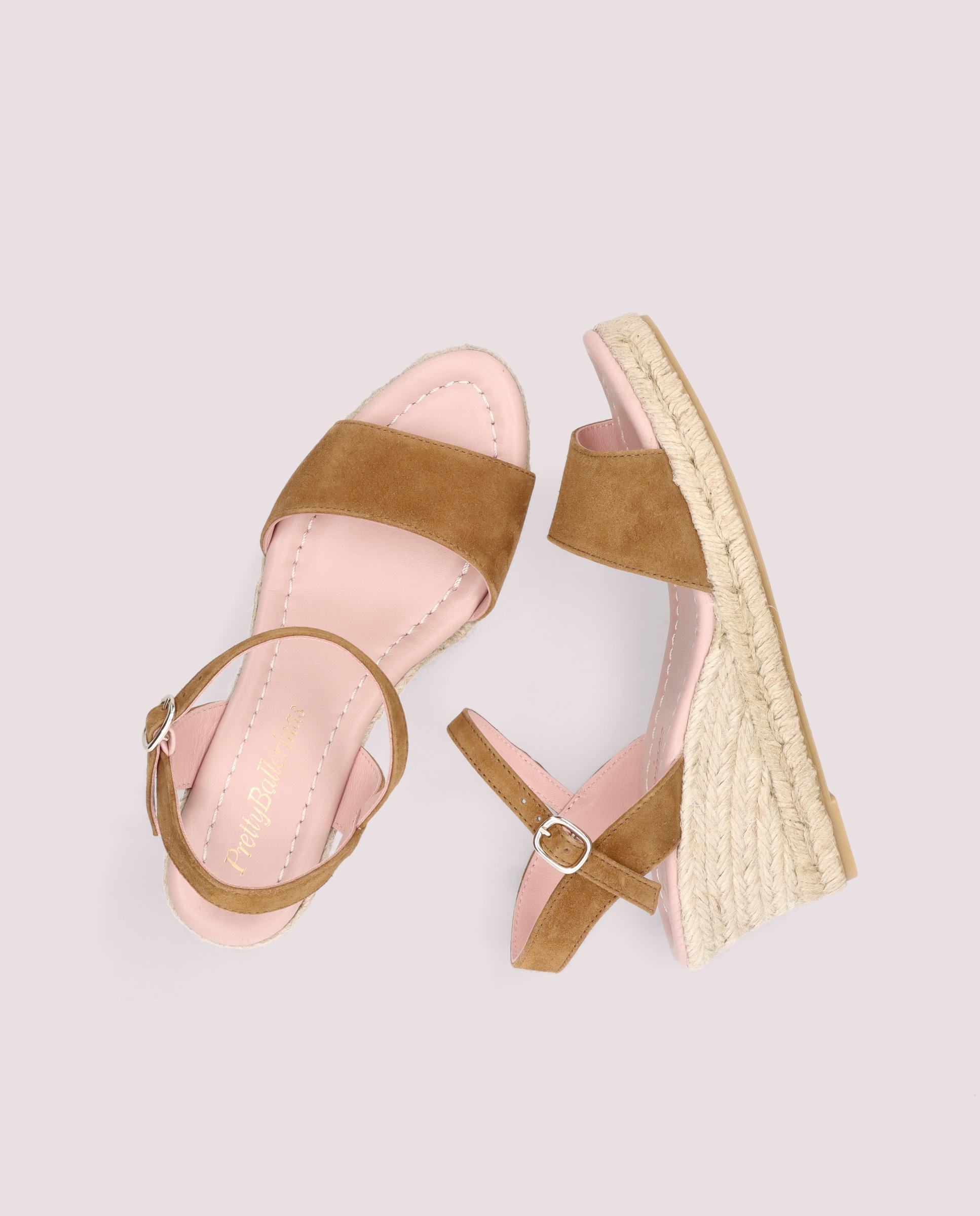 Deborah Brown Suede Esparto Espadrilles