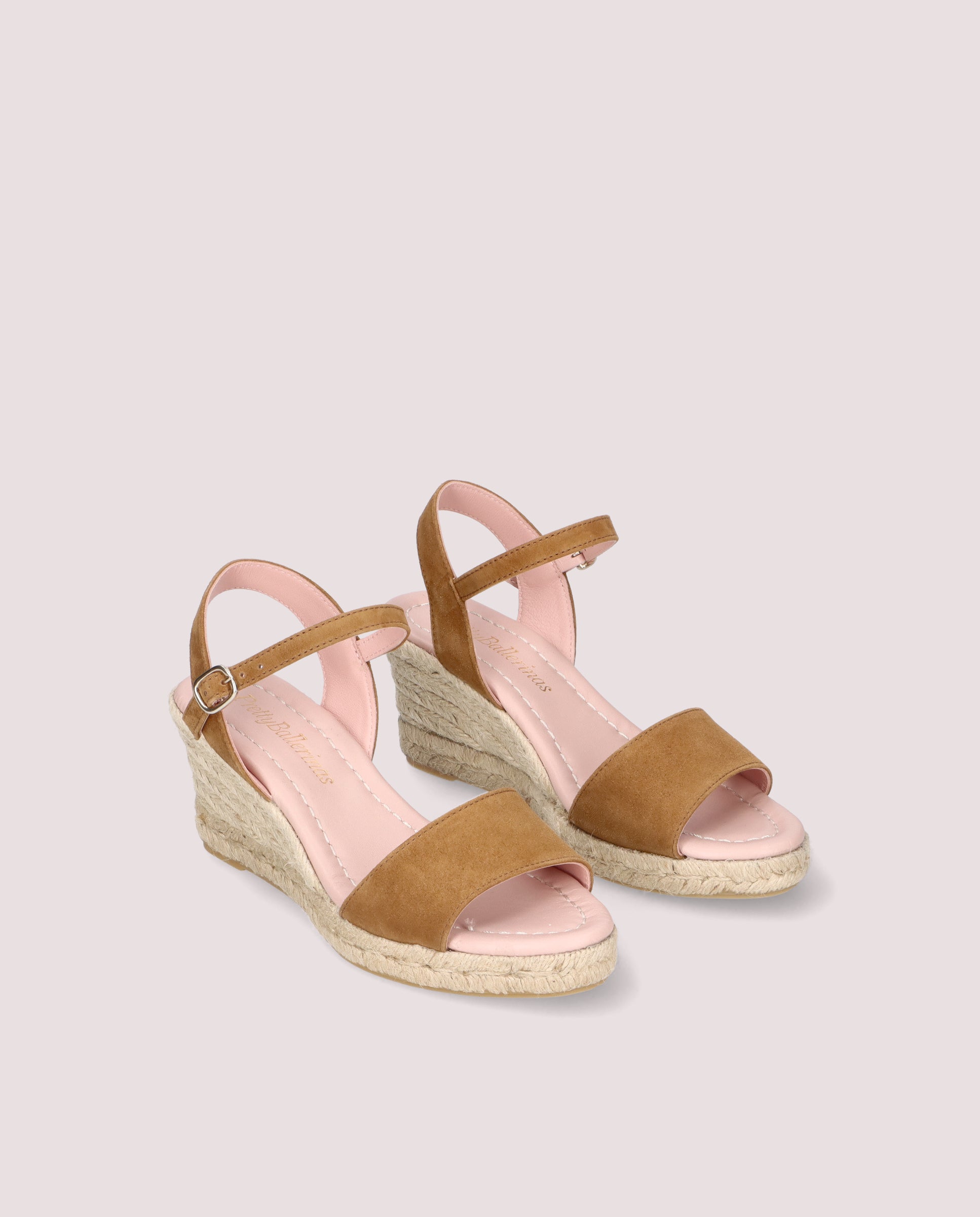 Deborah Brown Suede Esparto Espadrilles