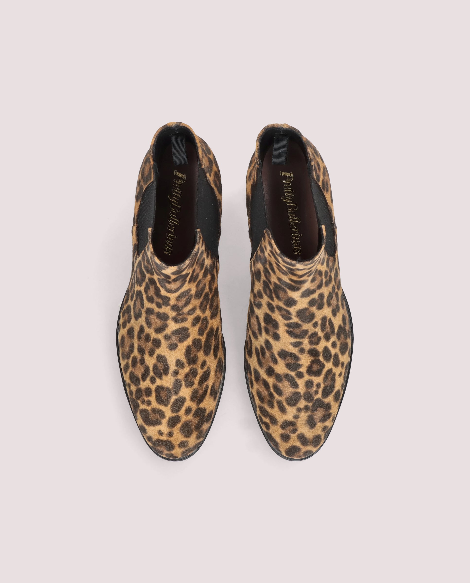 Pat Animal Print Suede Ankle Boots