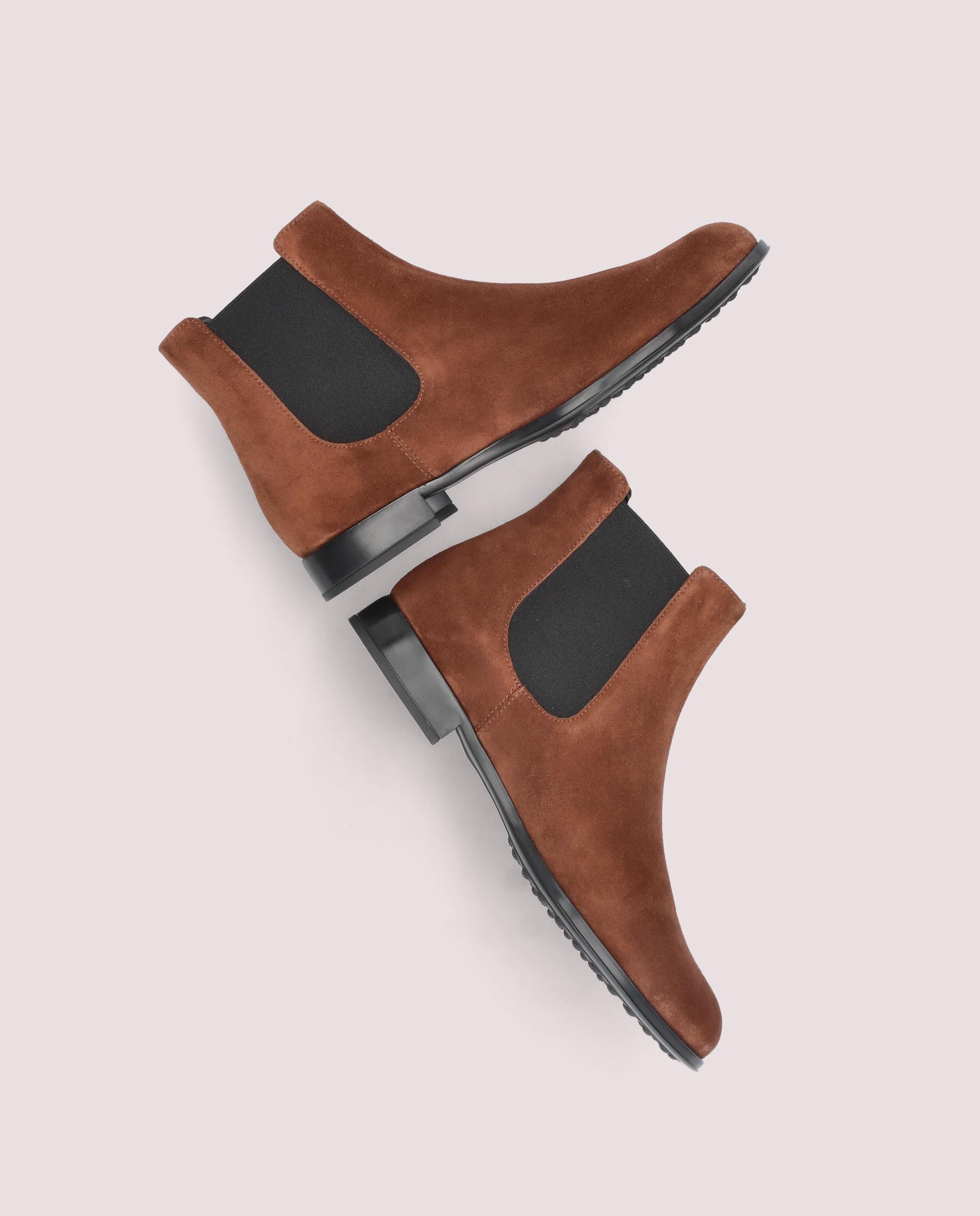 Pat Brown Suede Ankle Boots