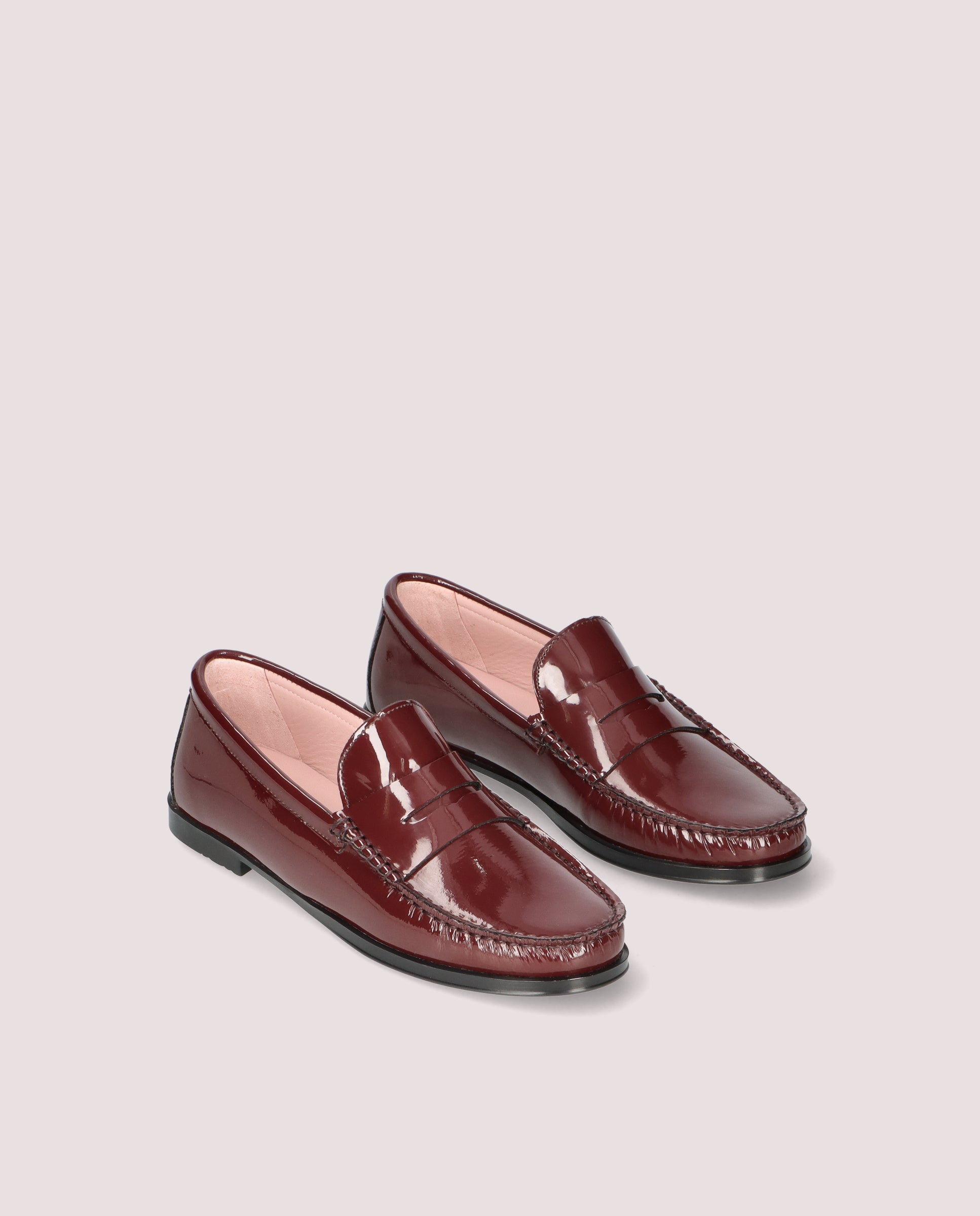 Josephine Red Patent Leather Loafers