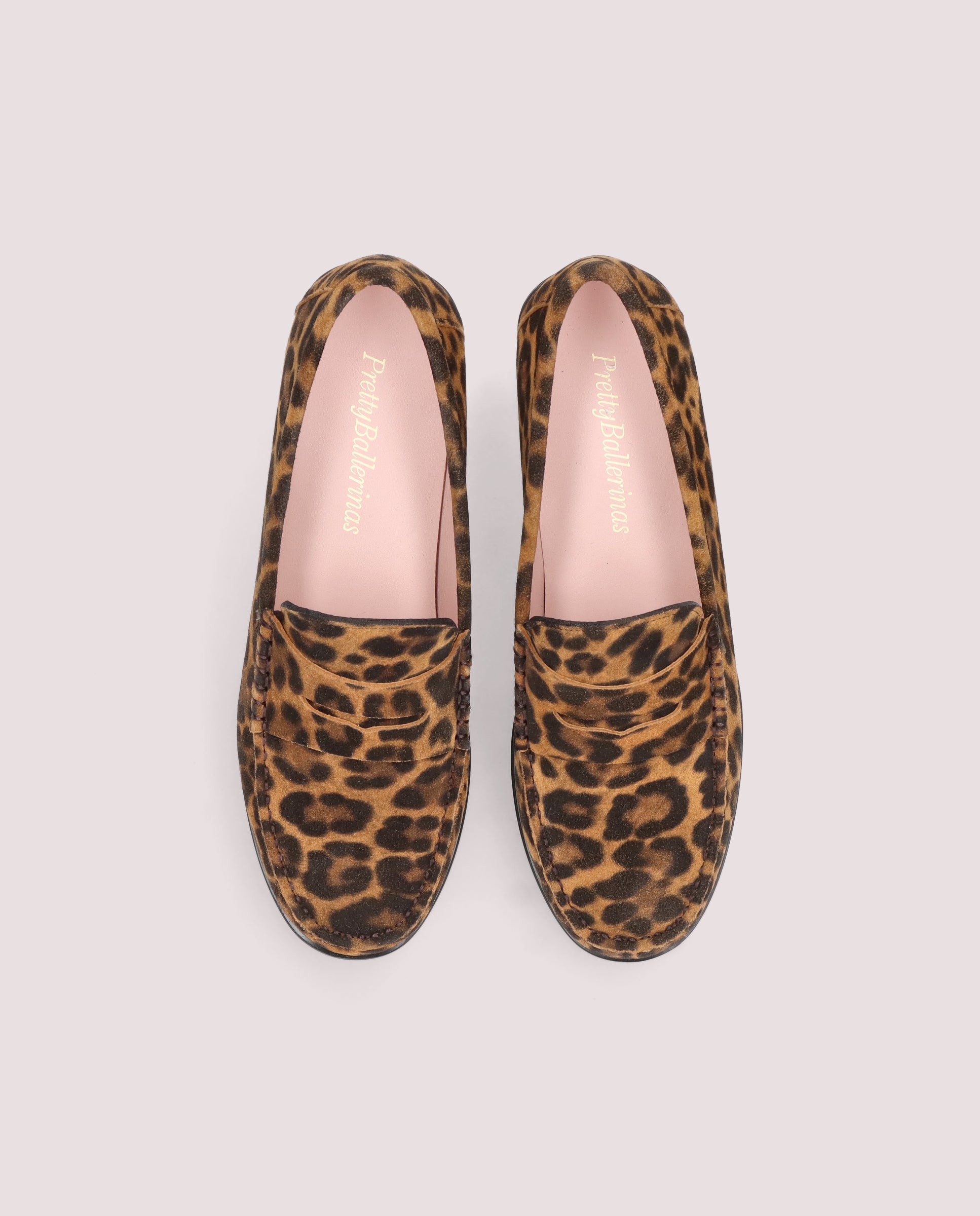 Josephine Animal Print Suede Loafers