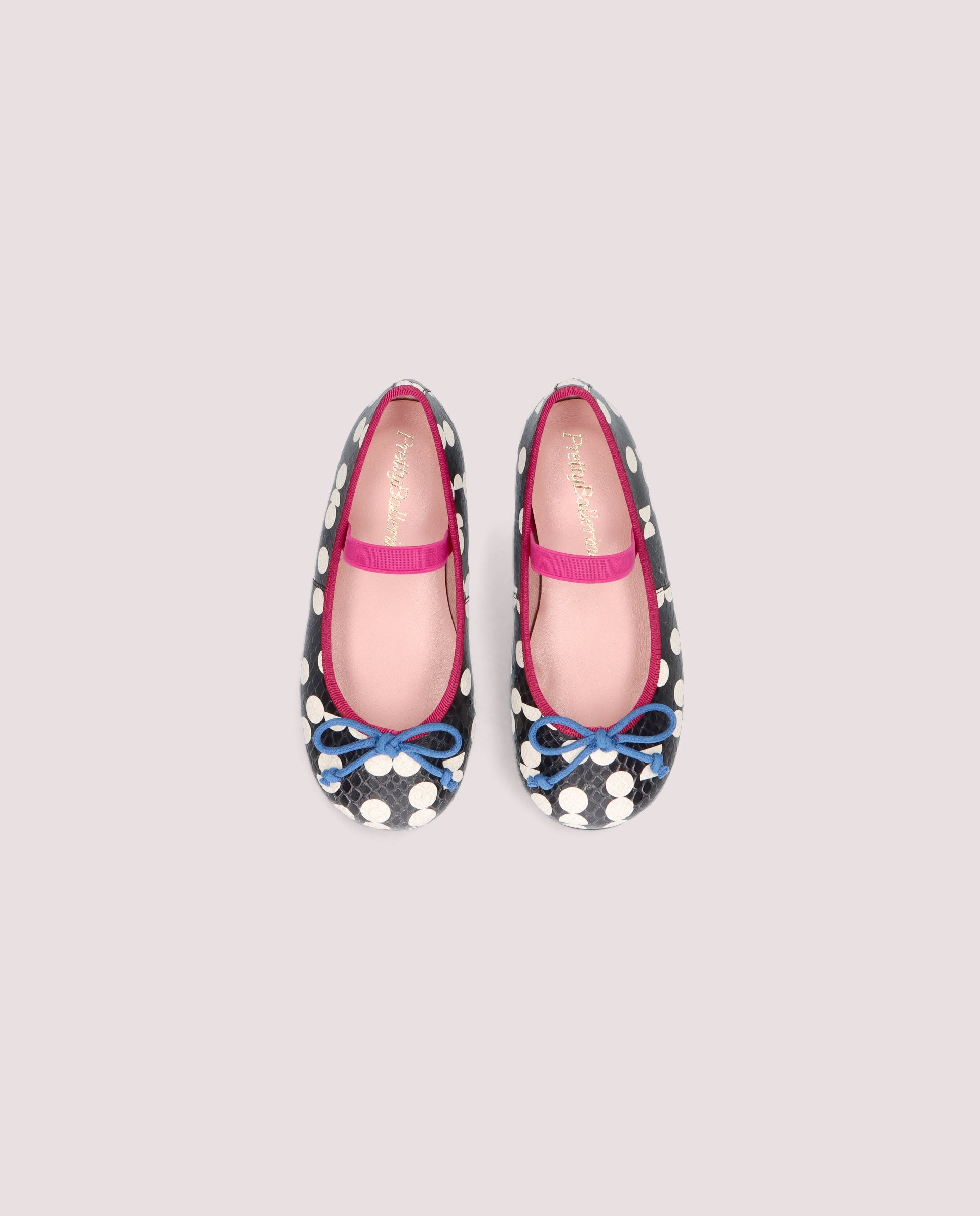 Hannah Multicolored Printed Leather Ballerinas