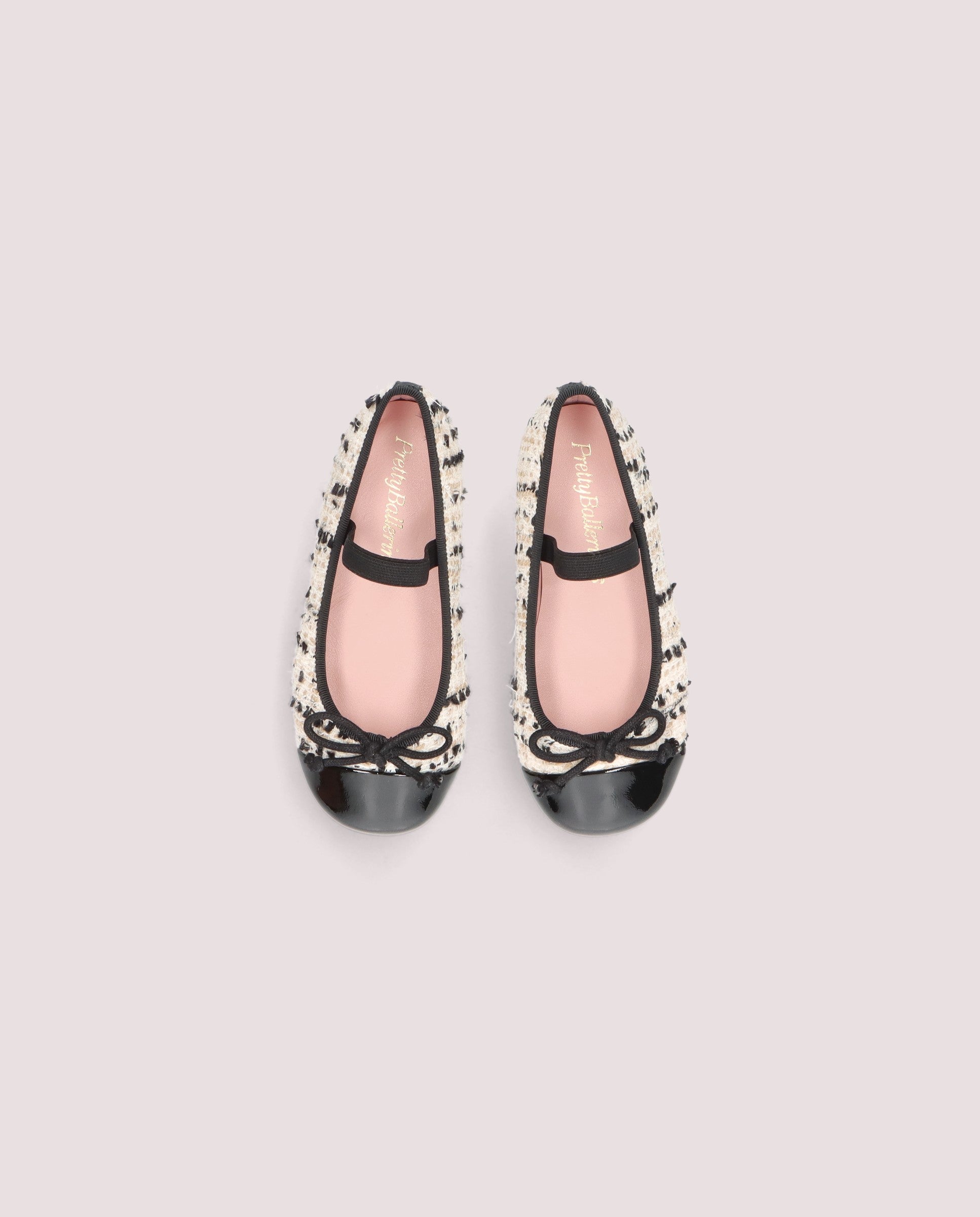 Hannah Black Knitted Ballerinas