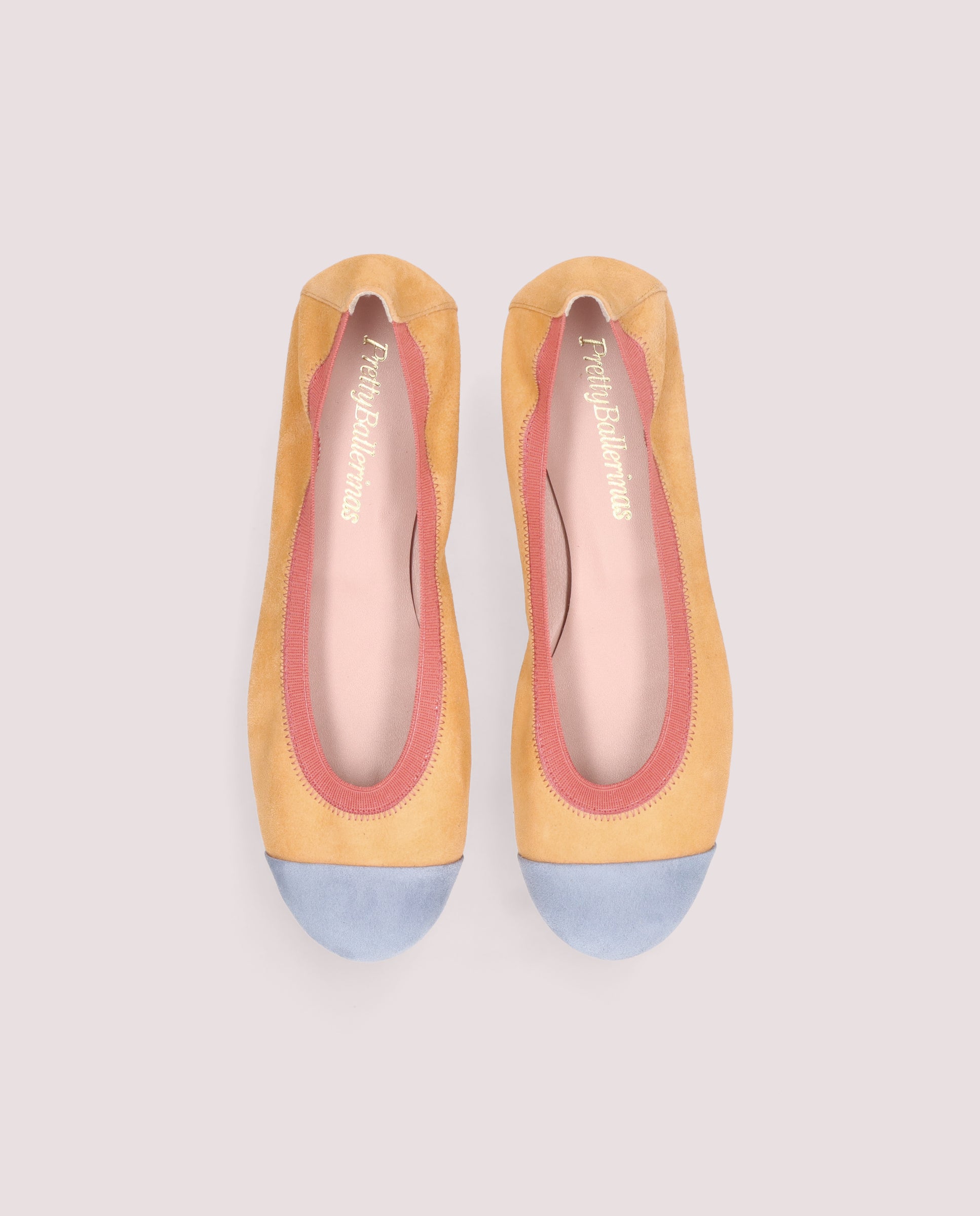 Shirley Multicolor Suede Ballerinas