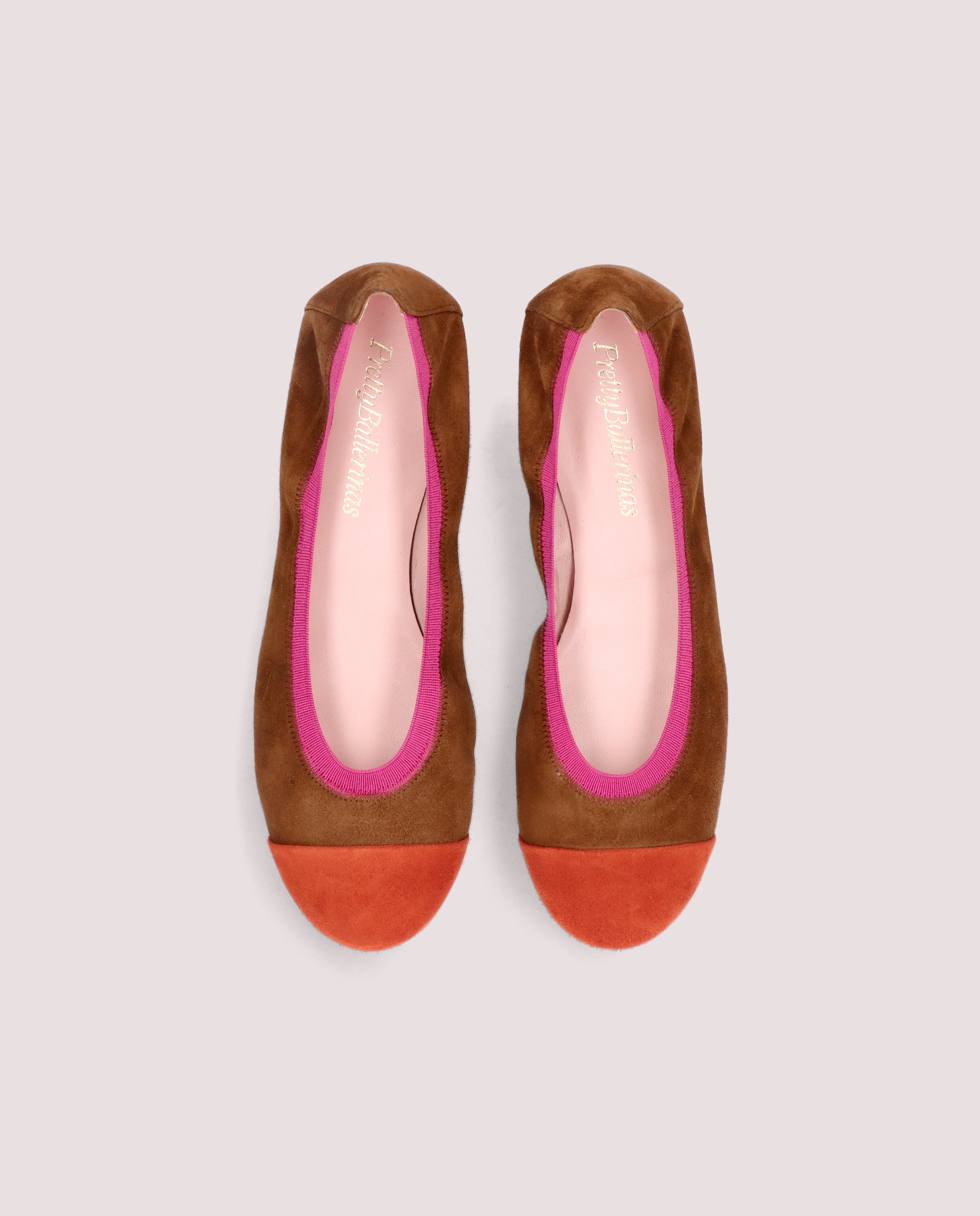 Shirley Multicolor Suede Ballerinas