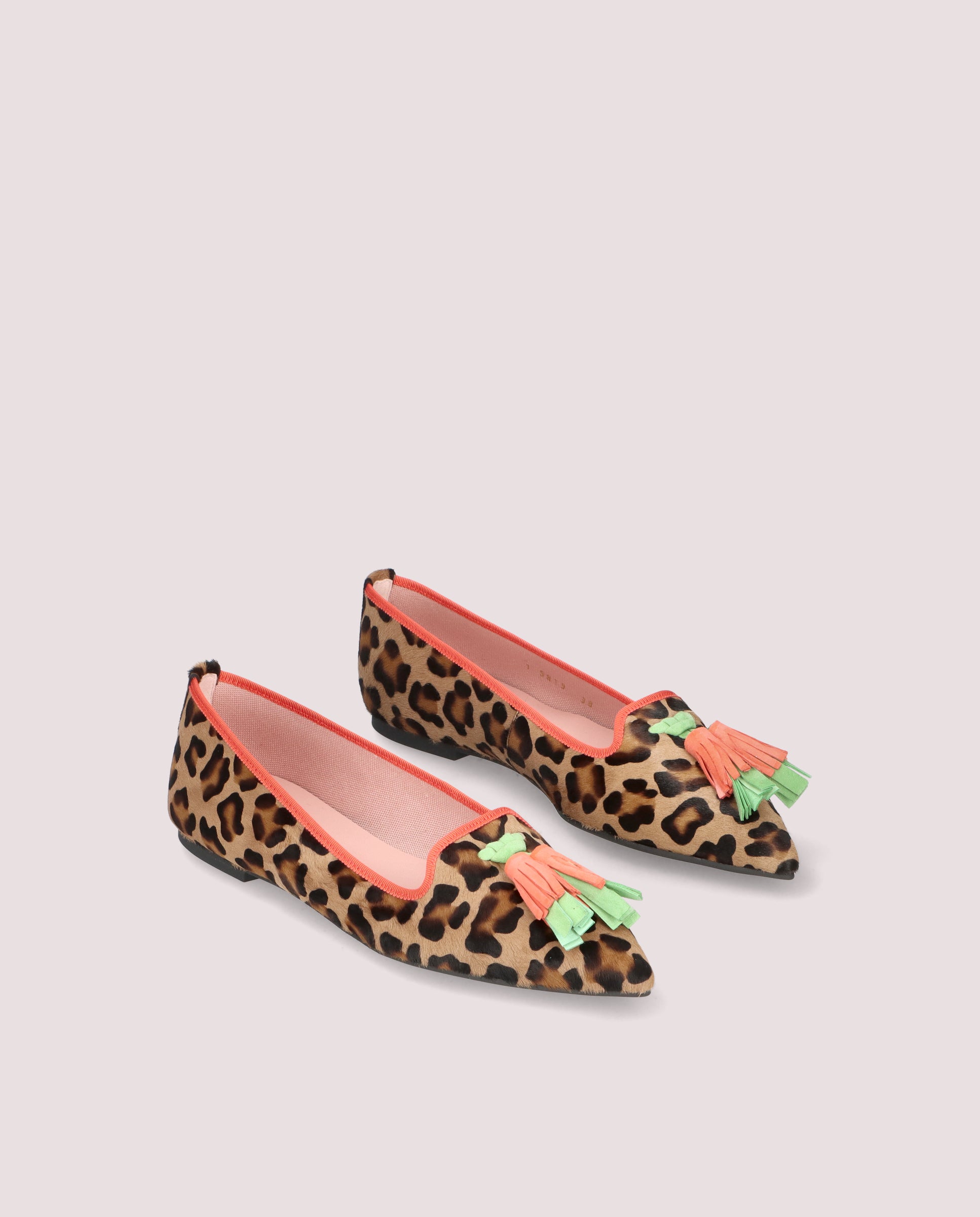 Ella Animal Print Pony Loafers