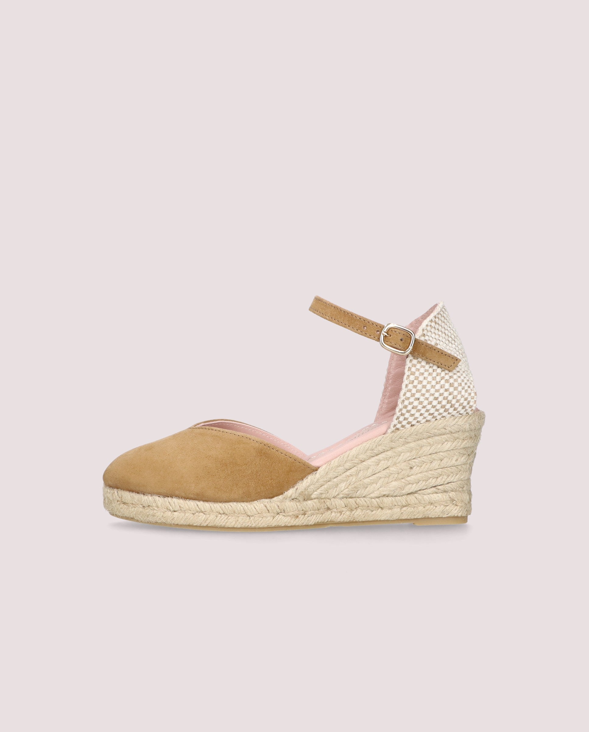 Deborah Brown Suede Esparto Espadrilles