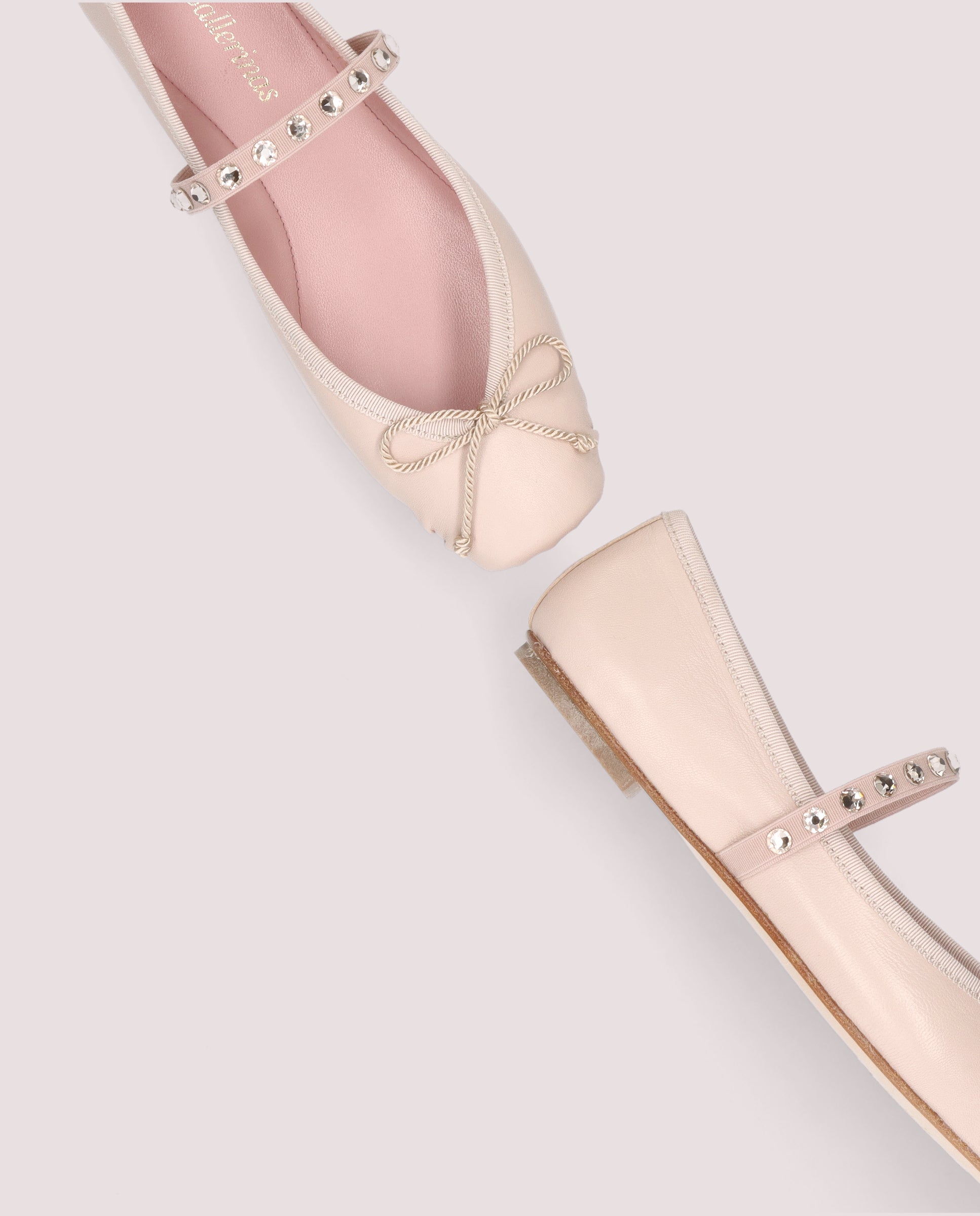 Kristen Rosas Leather Ballerinas