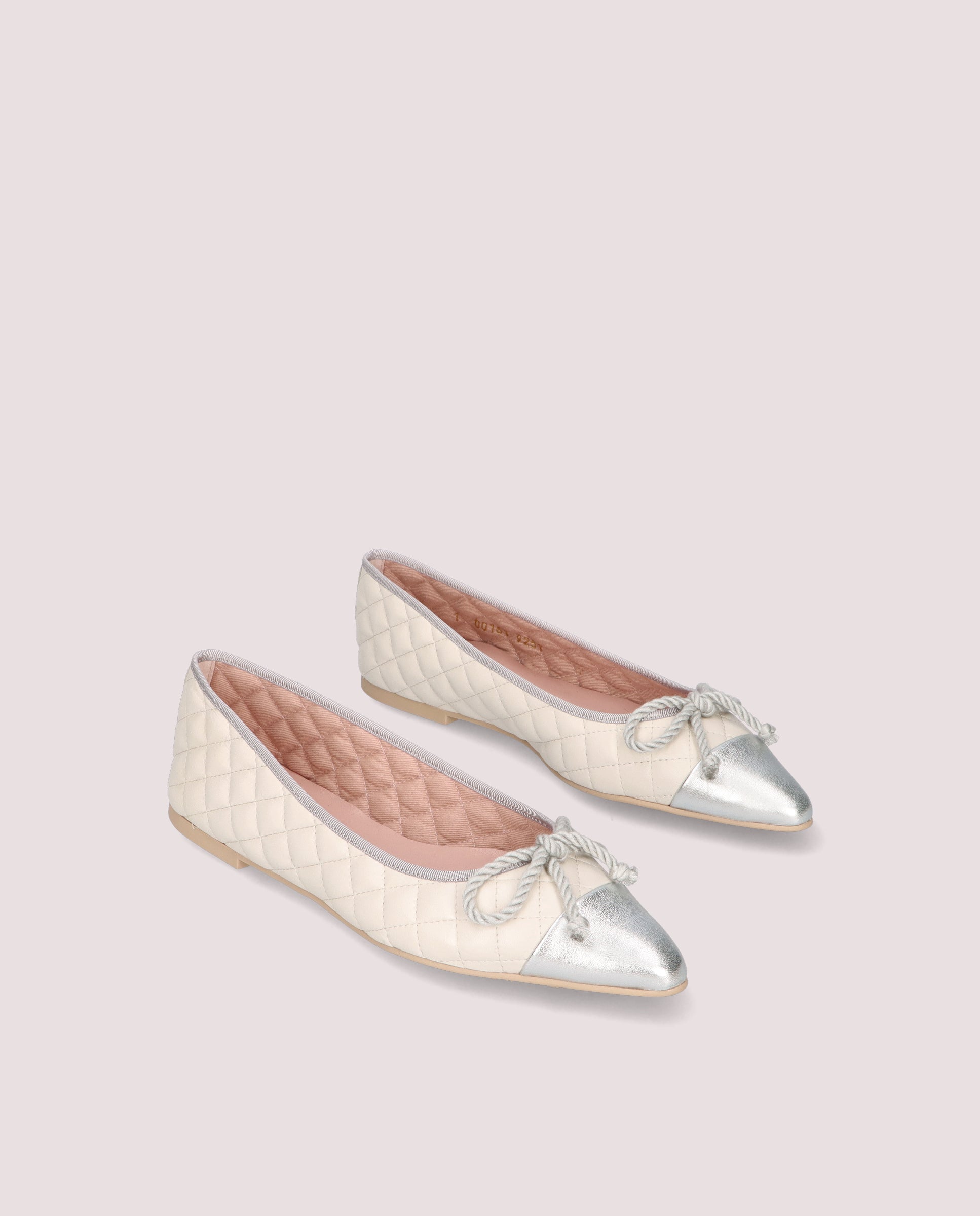 Tyra Blancos Piel Ballerinas