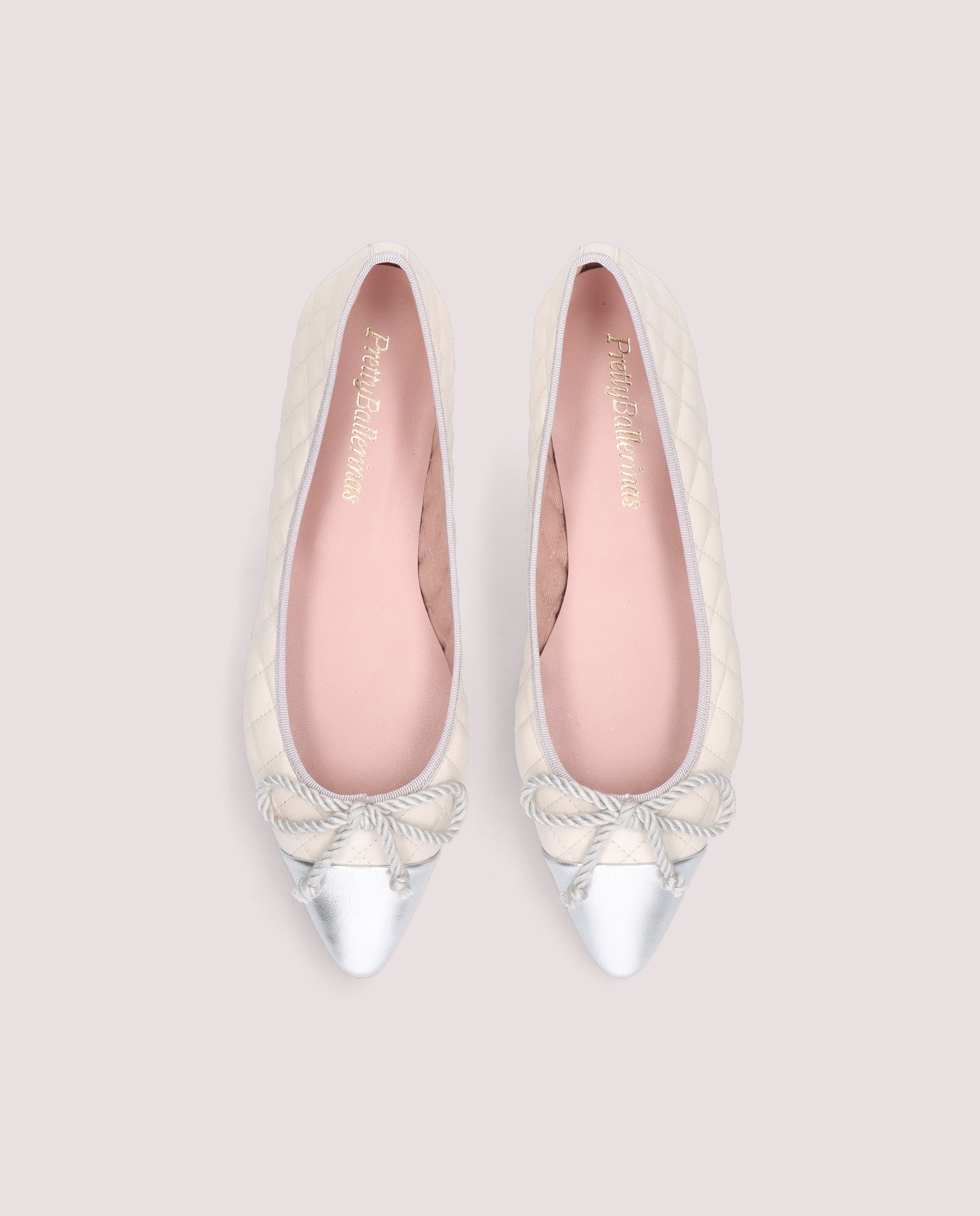 Tyra Blancos Piel Ballerinas