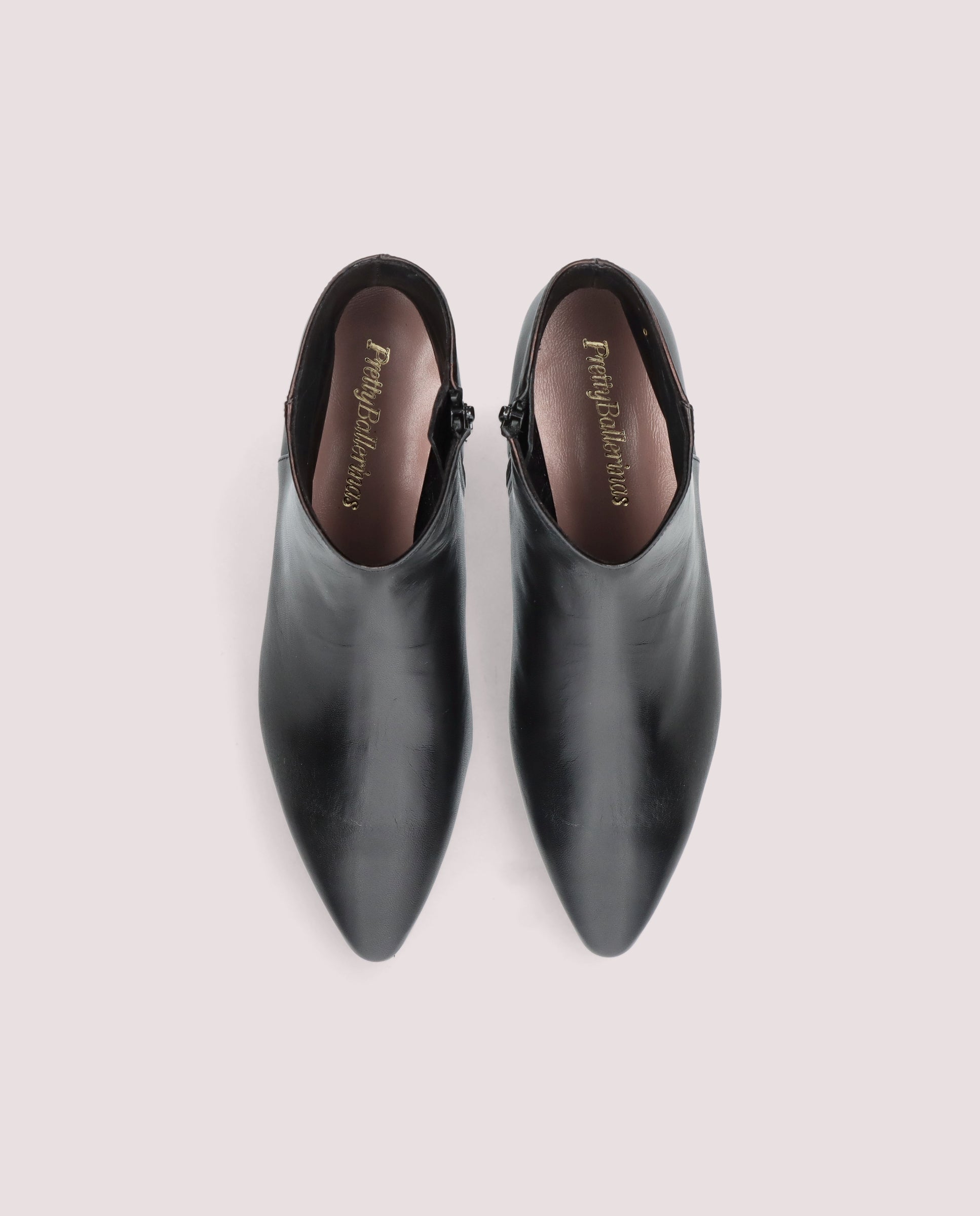 Robin Black Leather Boots