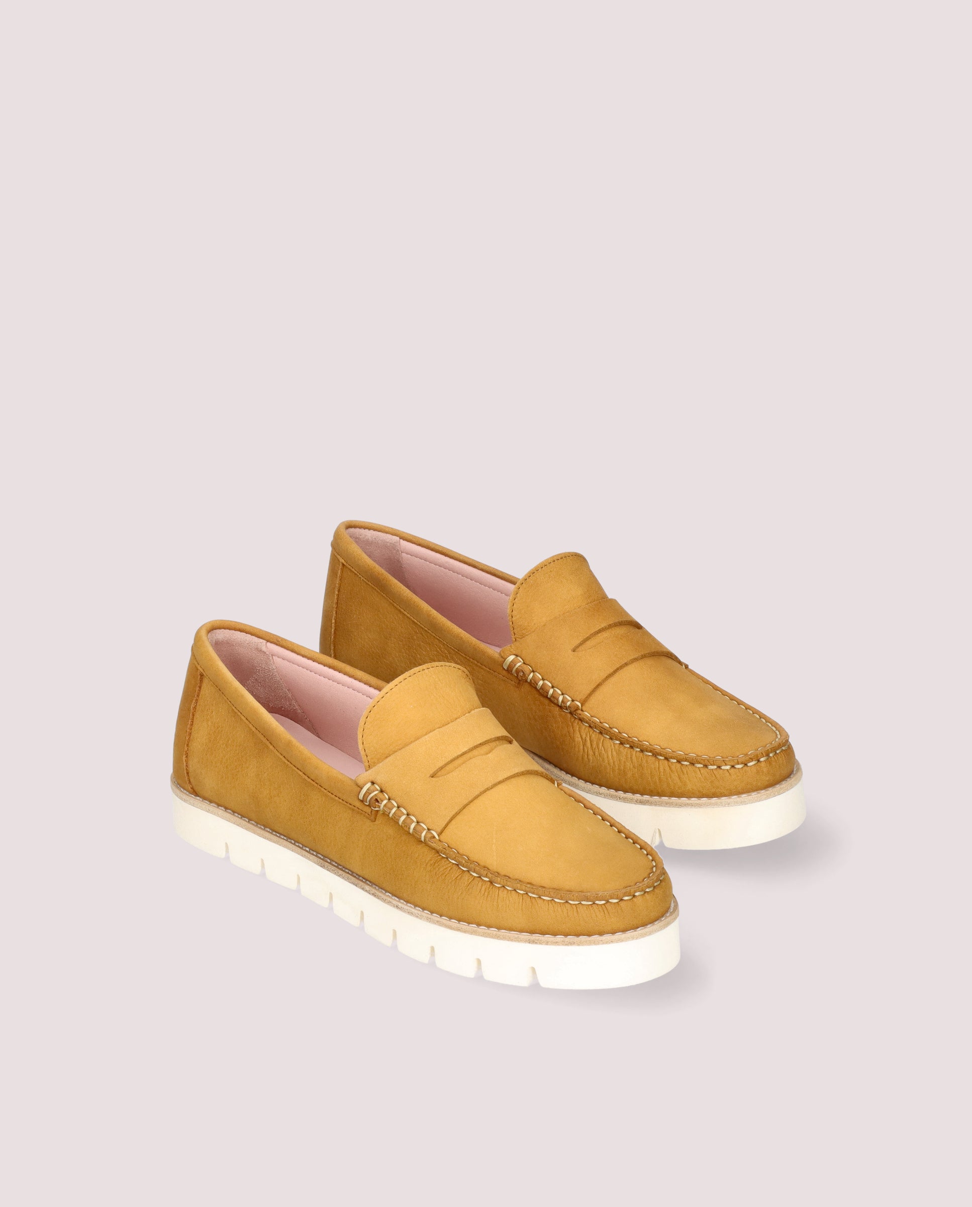 Josephine Brown Leather Loafers