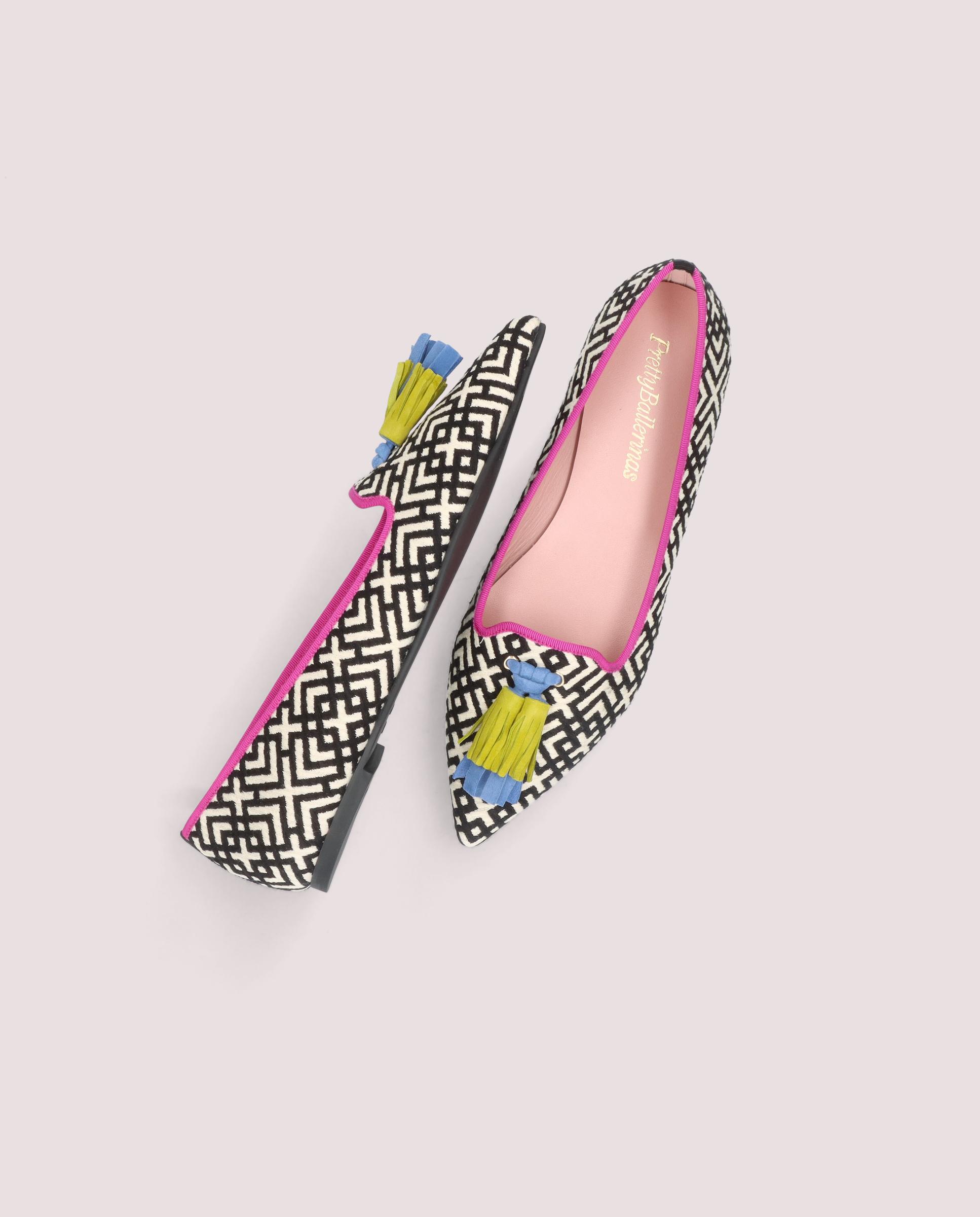 Ella Multicolor Woven Loafers
