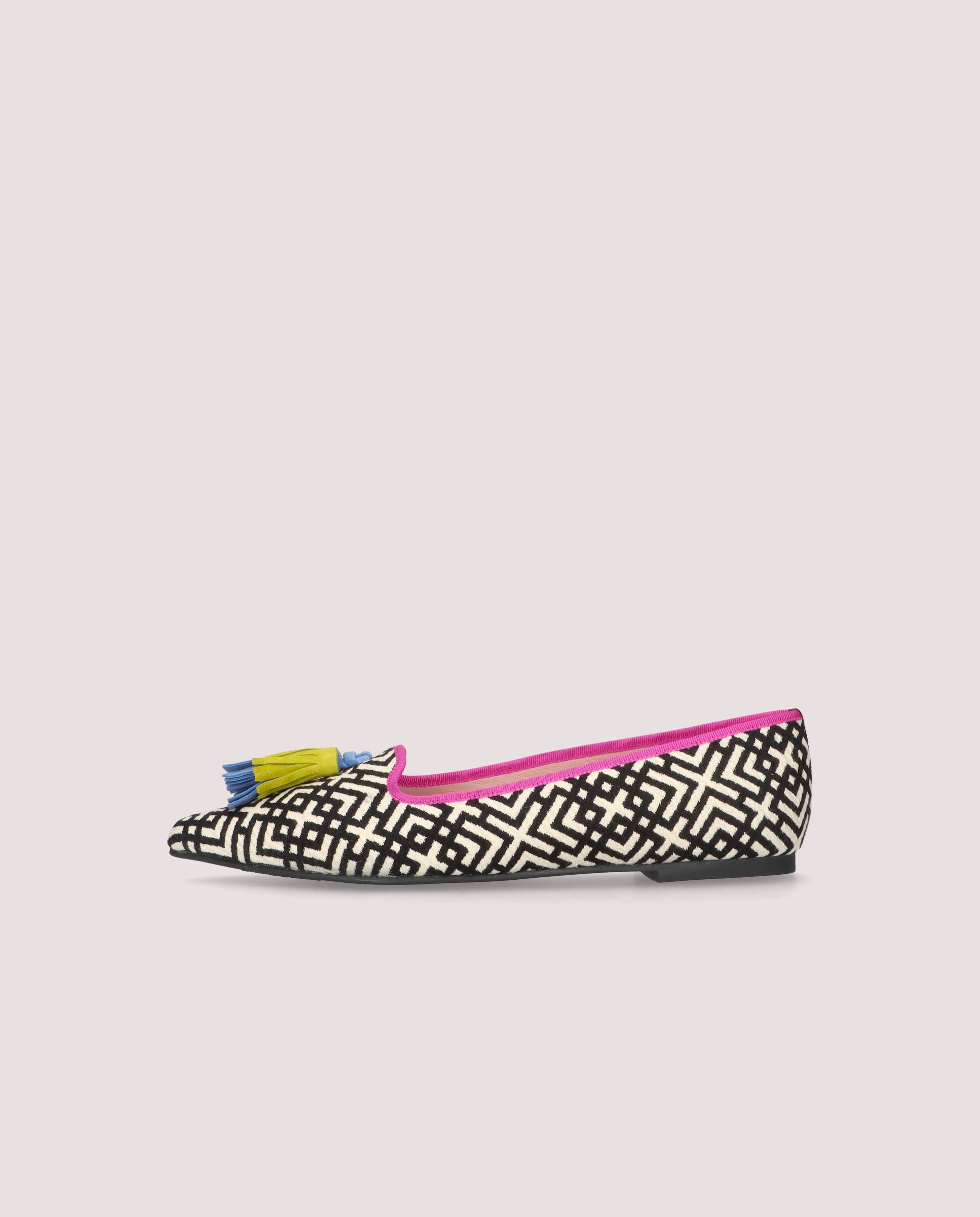 Ella Multicolor Woven Loafers