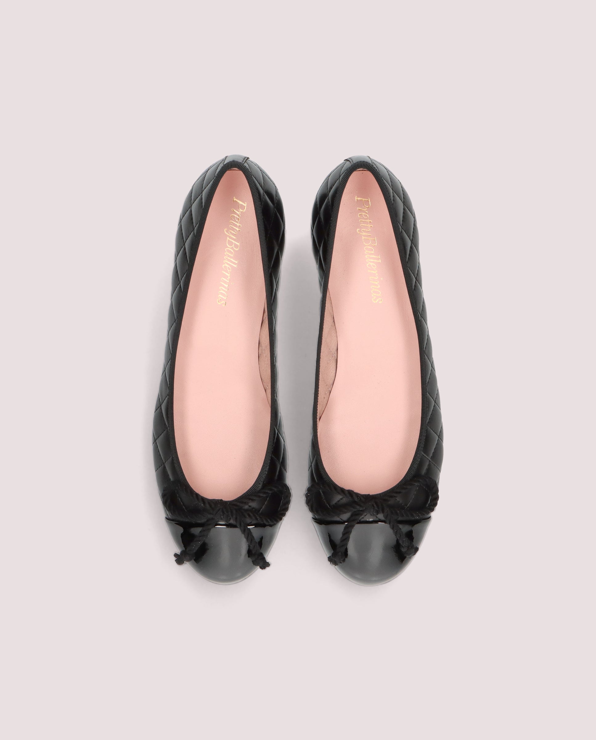 Gretschen Black Leather Ballet Flats