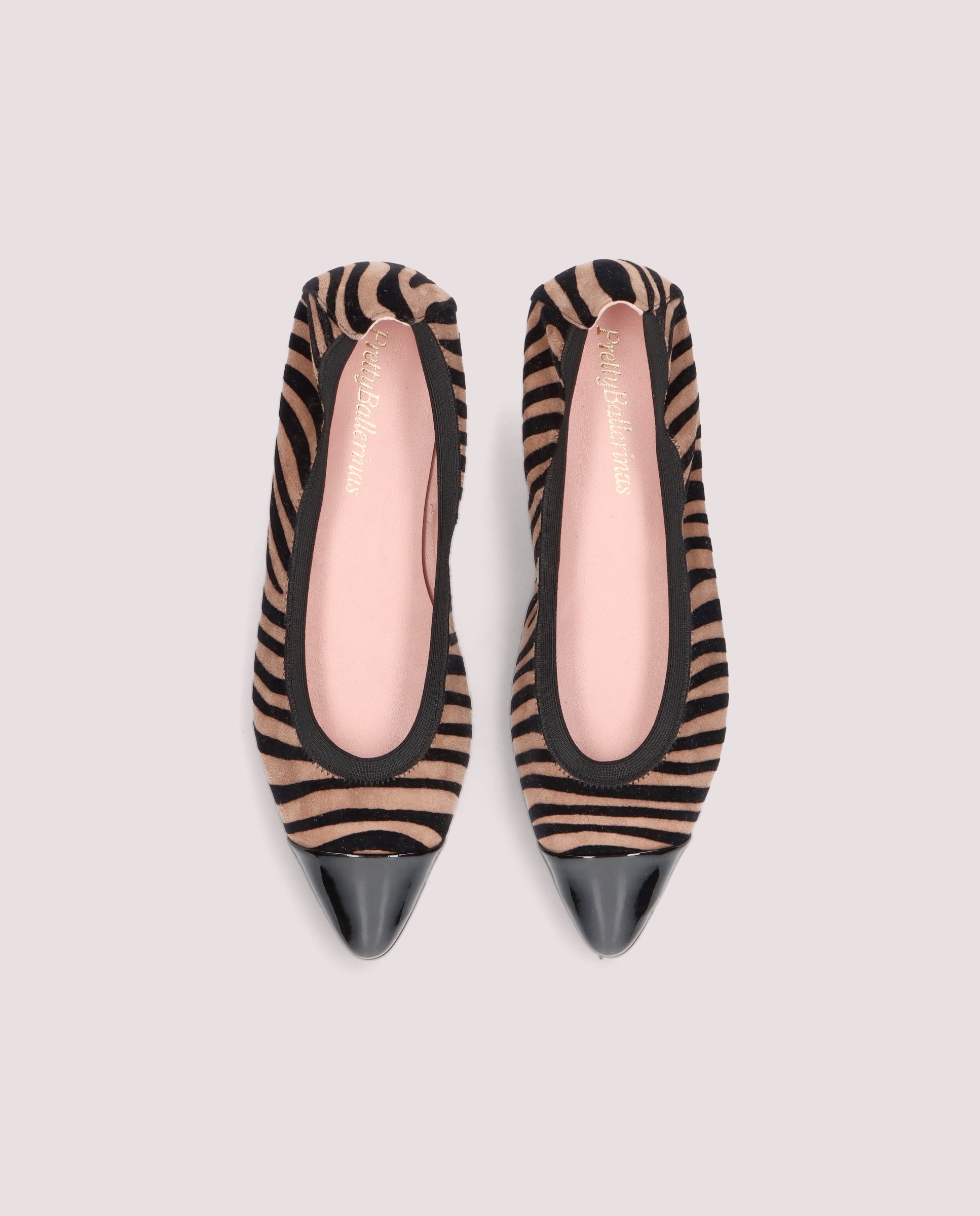 Elise Brown Suede Ballerinas