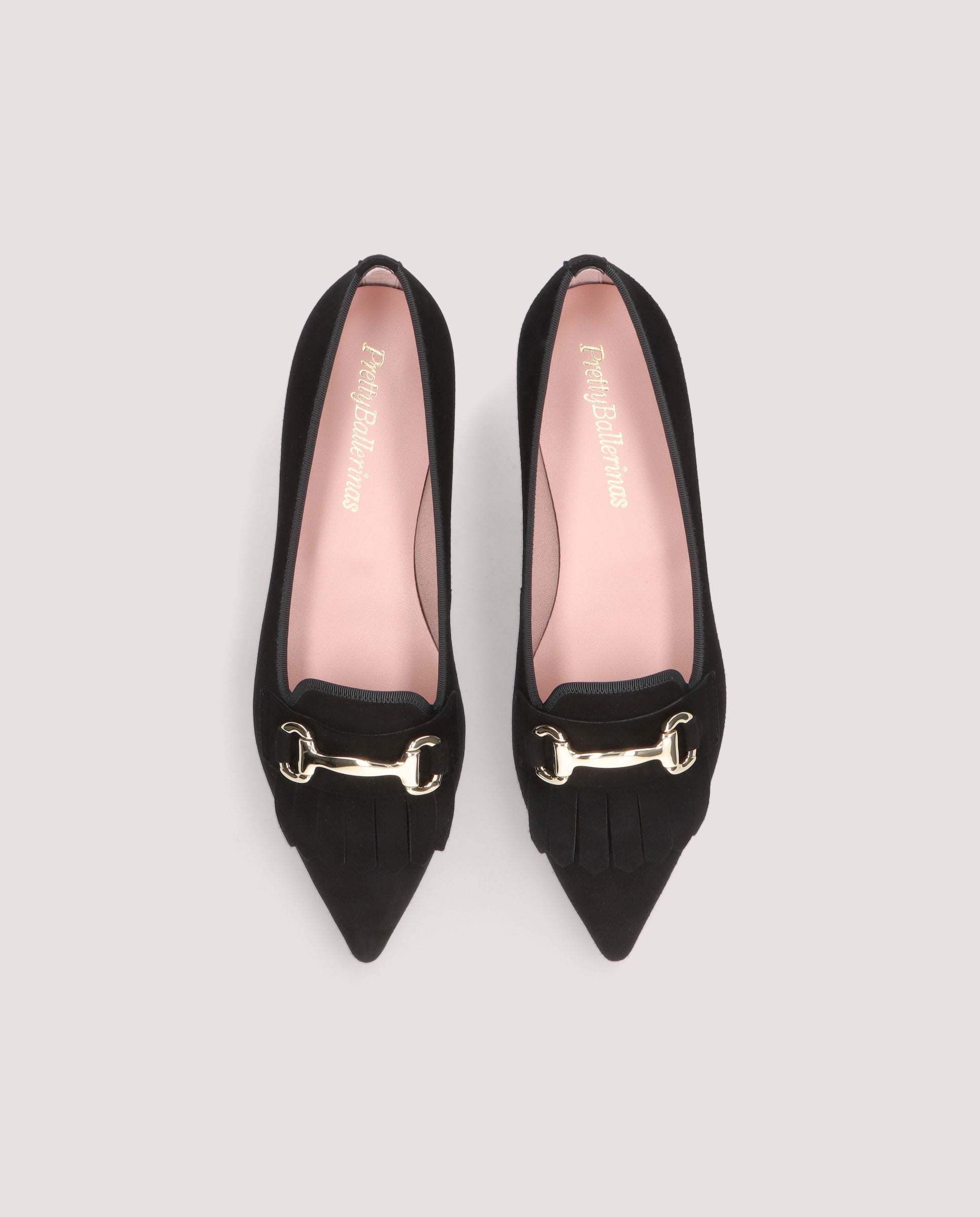 Black Suede Ella Loafers