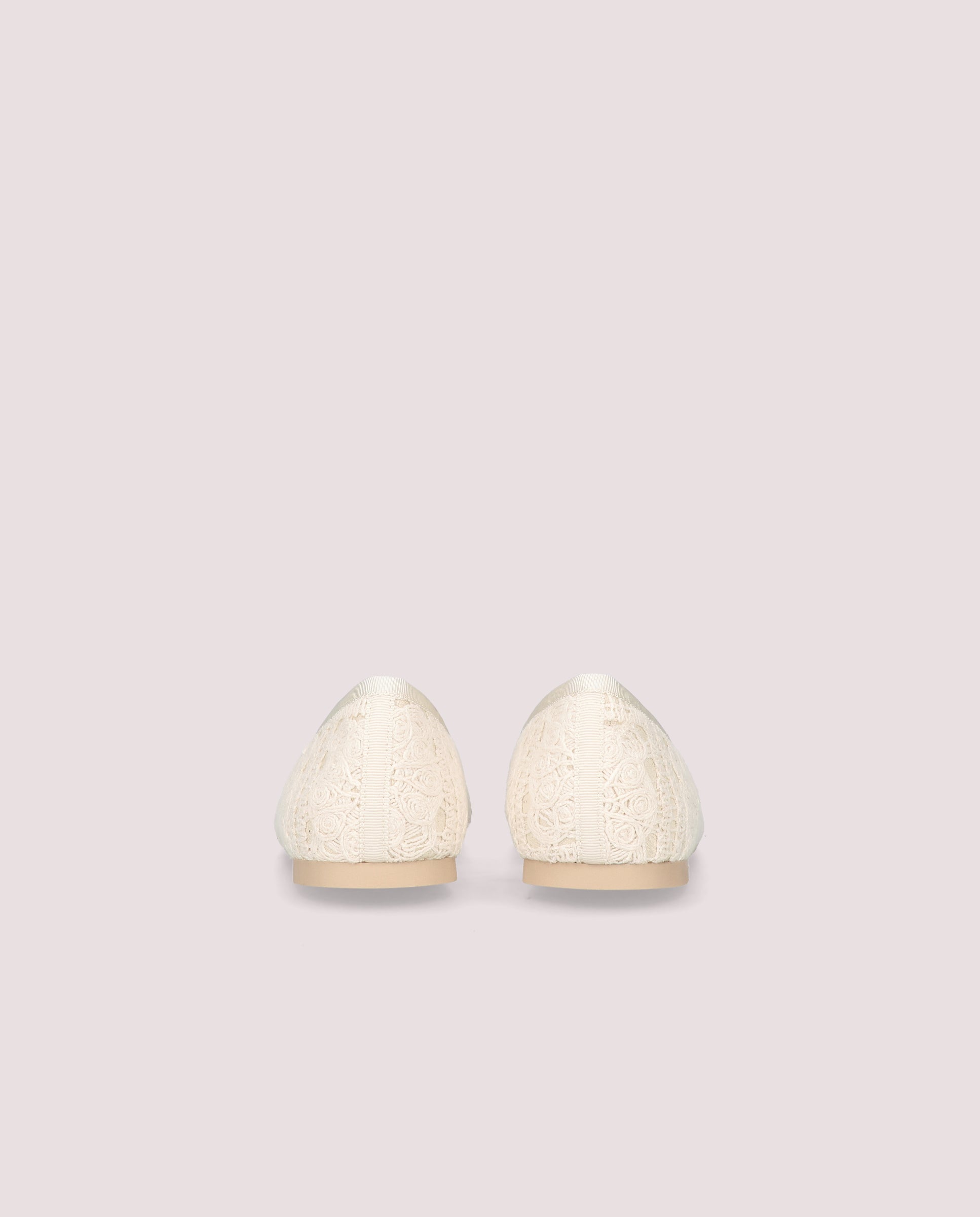 Nicole Beige Knitted Ballet Flats