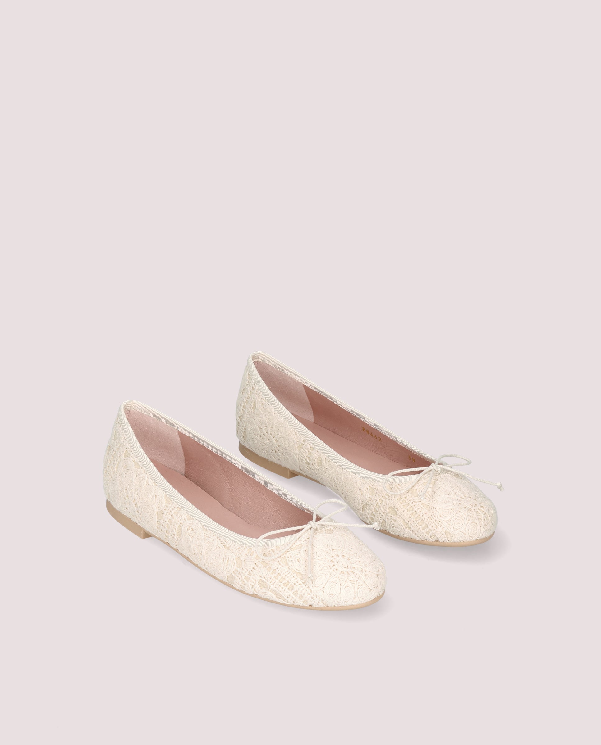 Nicole Beige Knitted Ballet Flats