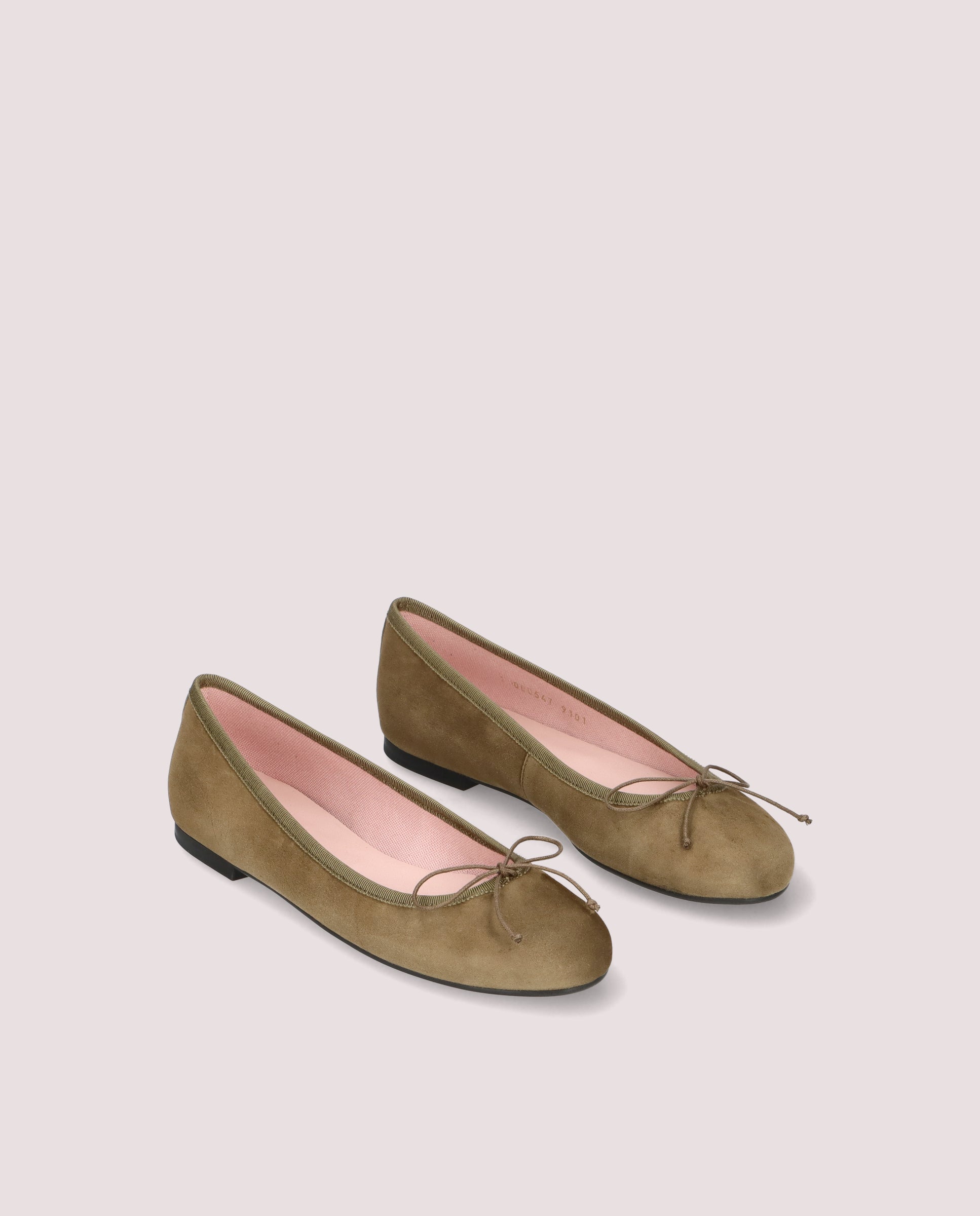 Nicole Green Suede Ballet Flats