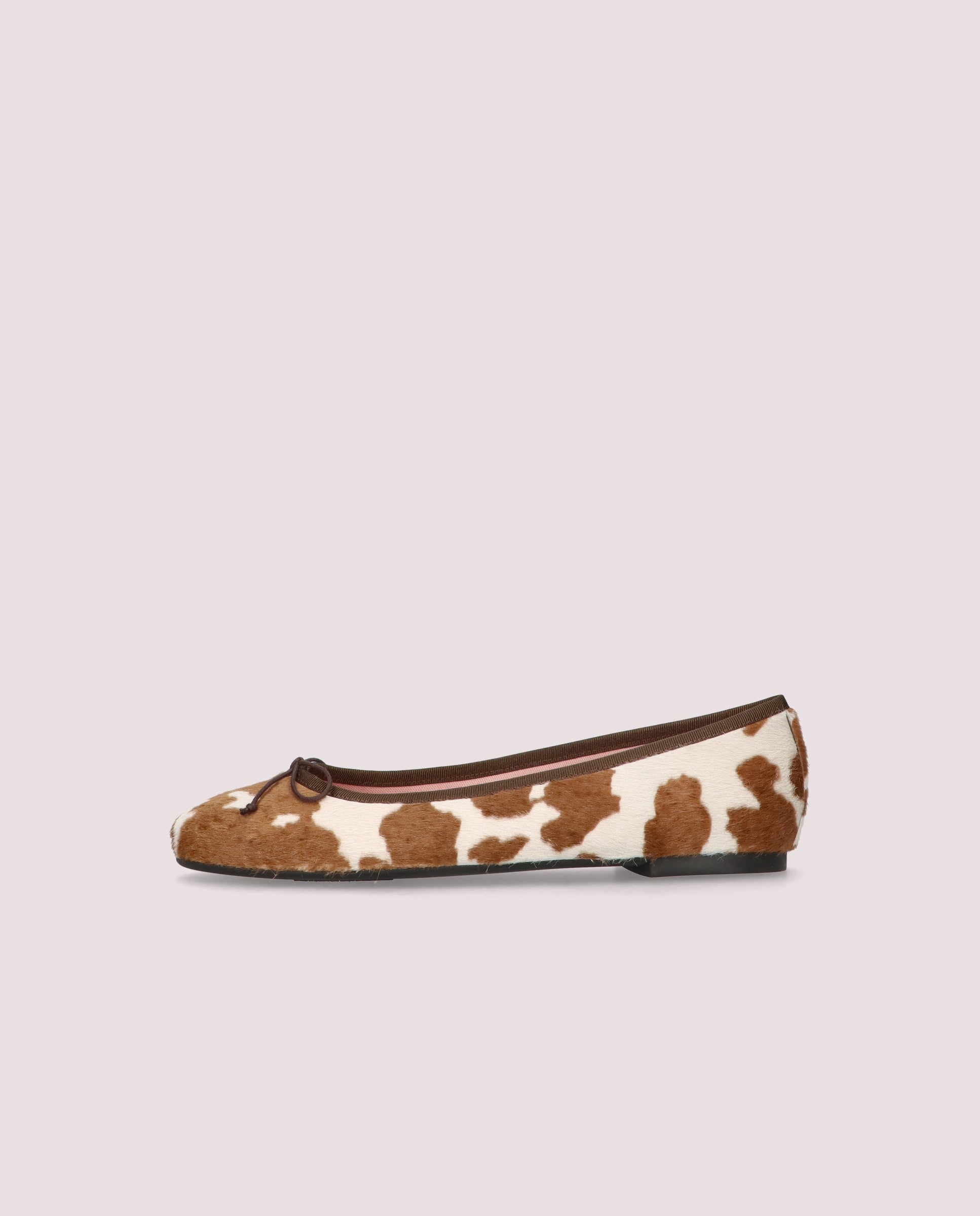 Nicole Animal Print Pony Ballet Flats