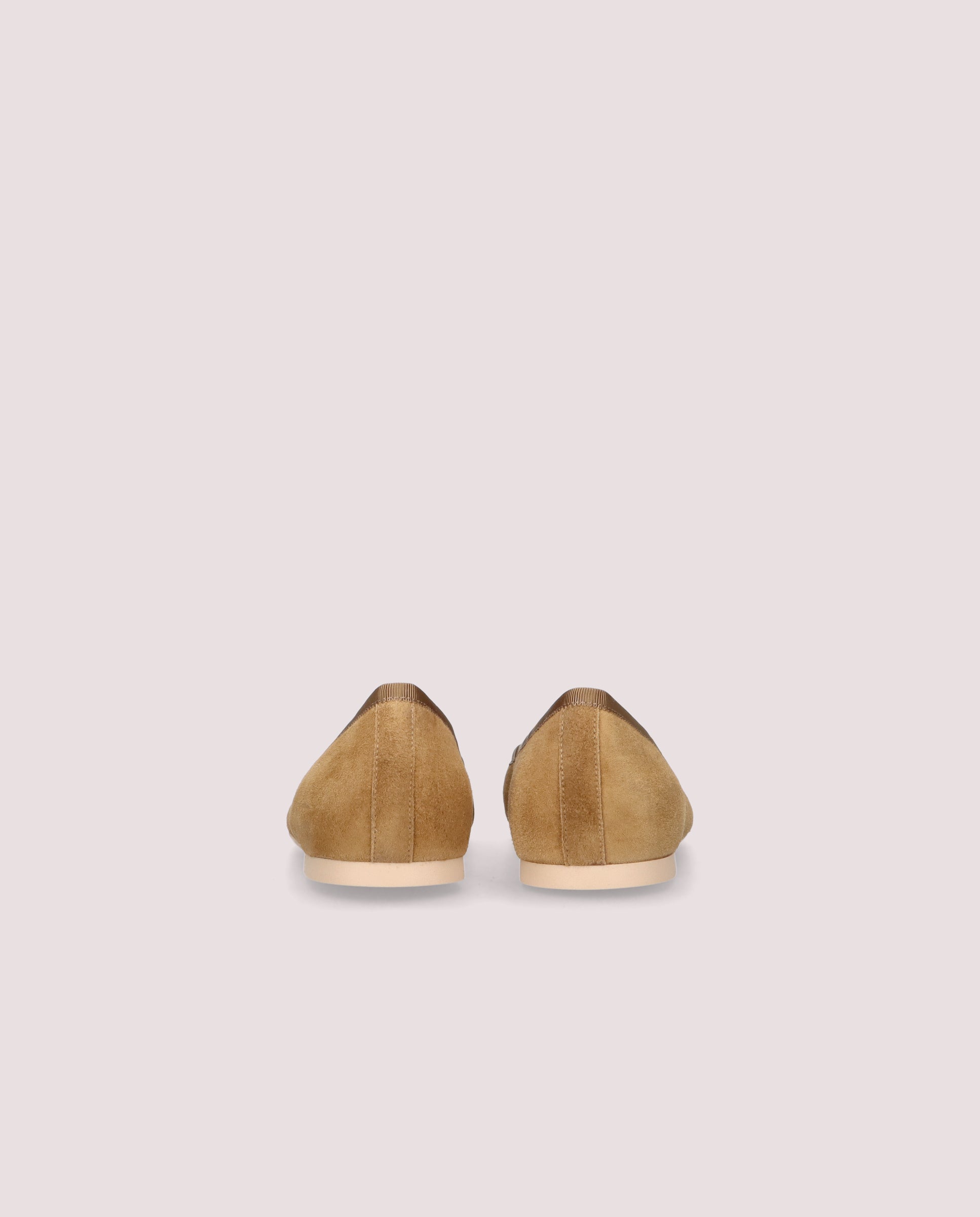 Nicole Brown Suede Ballerinas