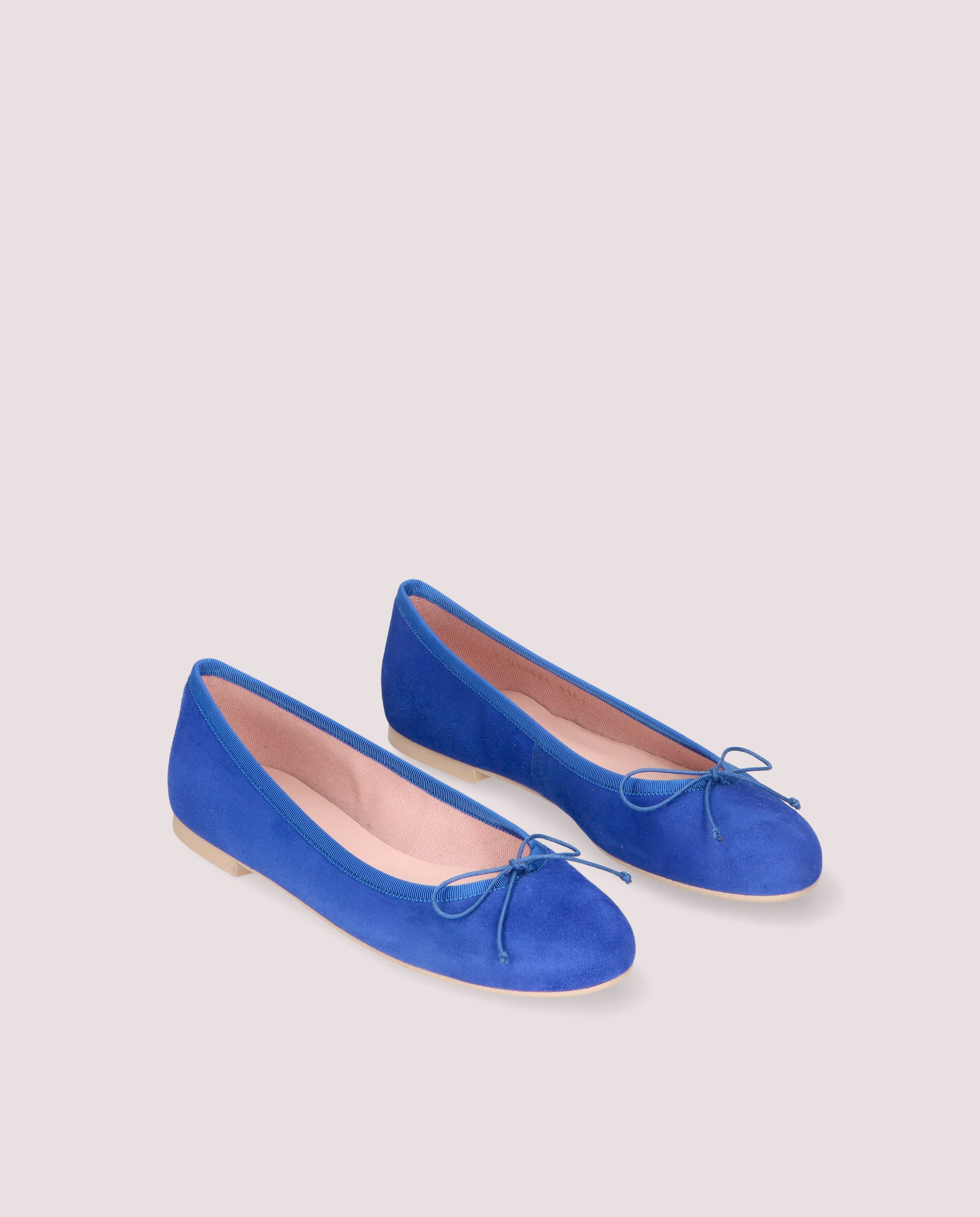 Nicole Blue Suede Ballerinas