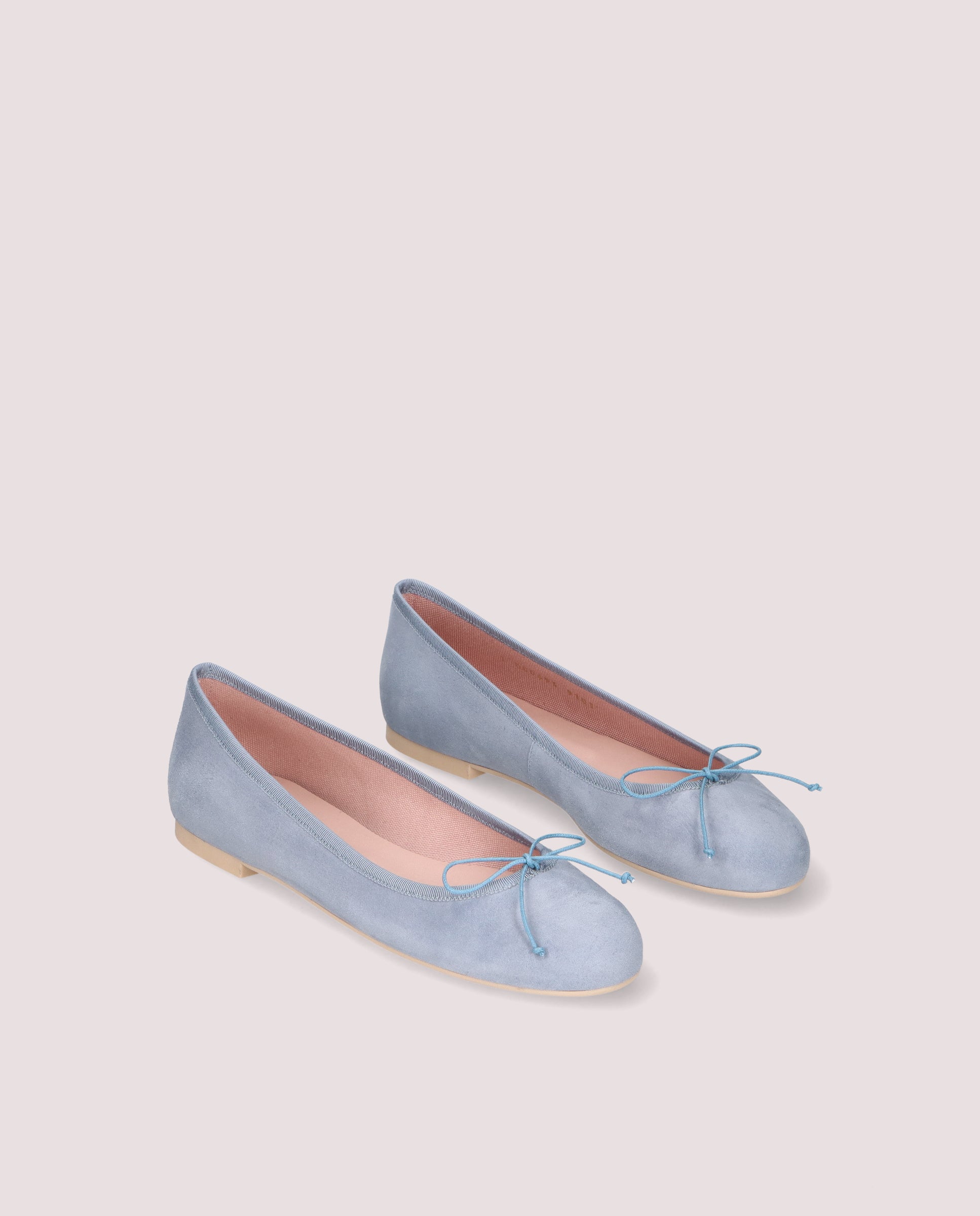 Nicole Blue Suede Ballerinas